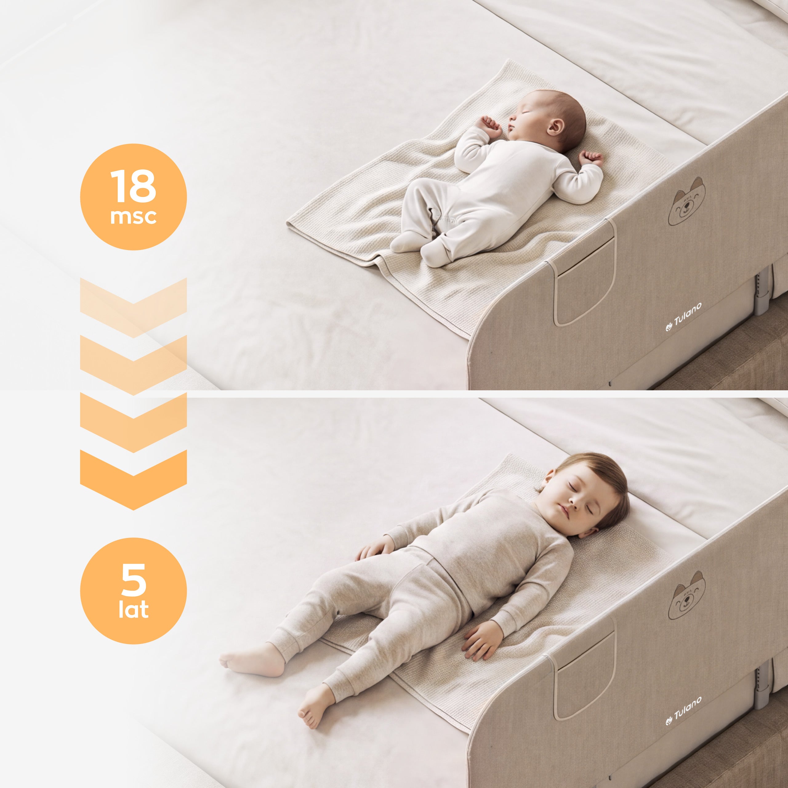 Kinderbedhekje Tulano Cover 50 Beige