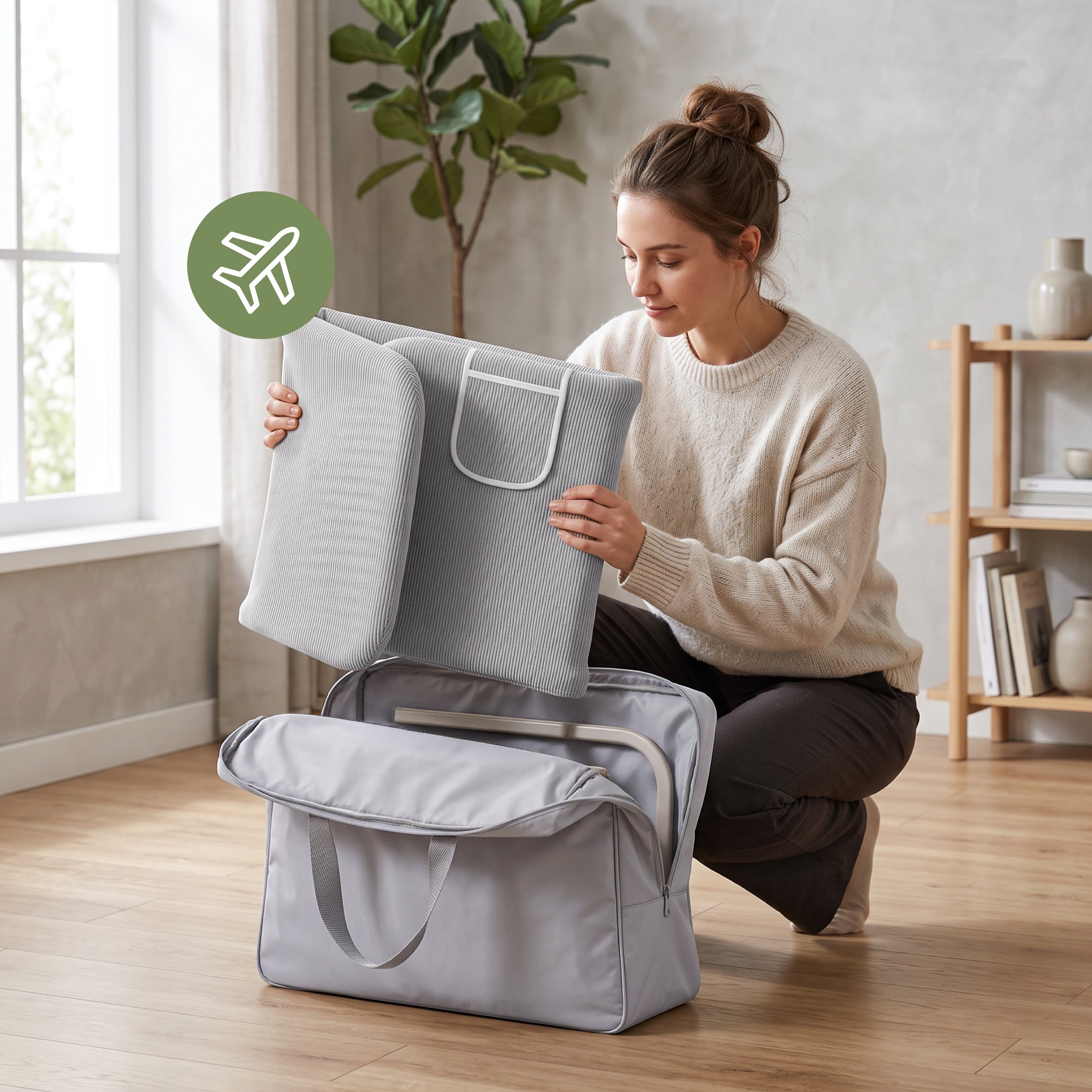 Bedhekje 120 cm Cover 50 Grey