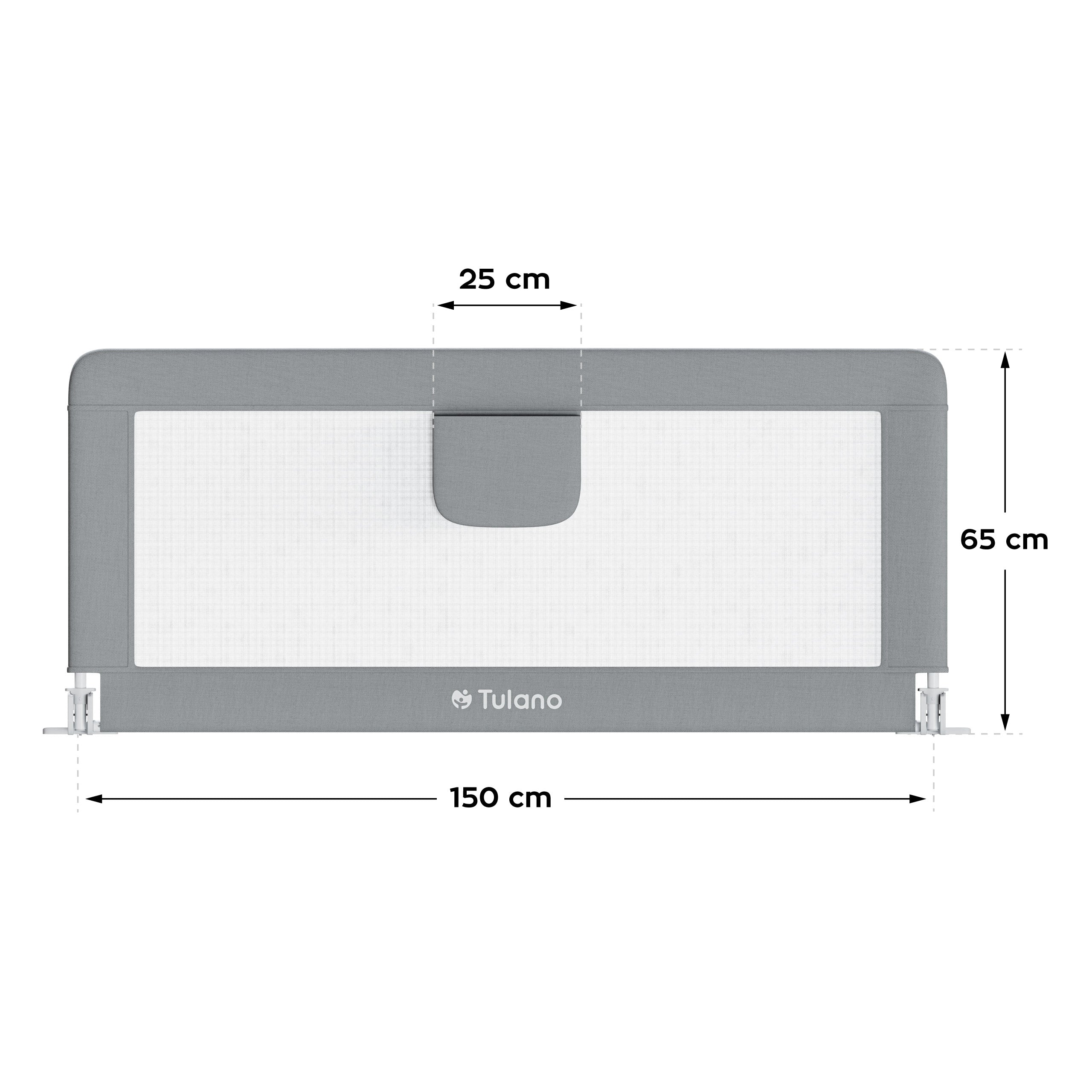 Veiligheidshek voor bed 150 cm Tulano Cover 15