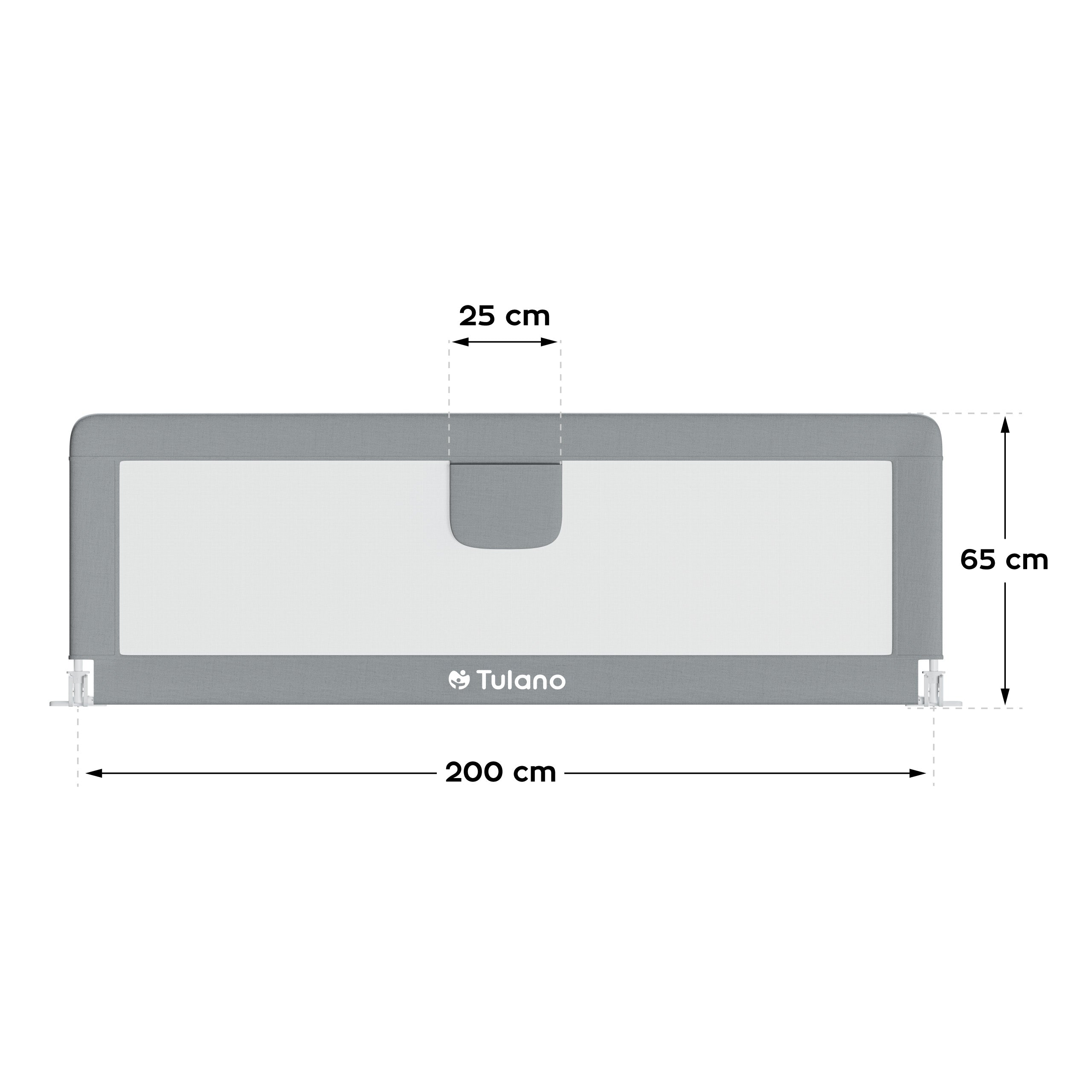 Veiligheidshek voor bed 200 cm Tulano Cover 20