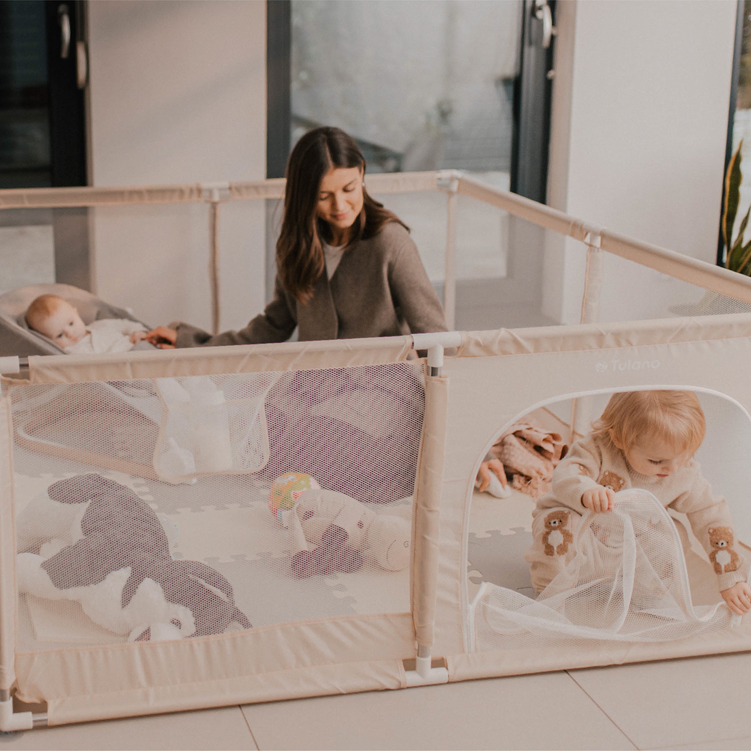 Tulano babybox Cozy 25 Beige - 150 cm
