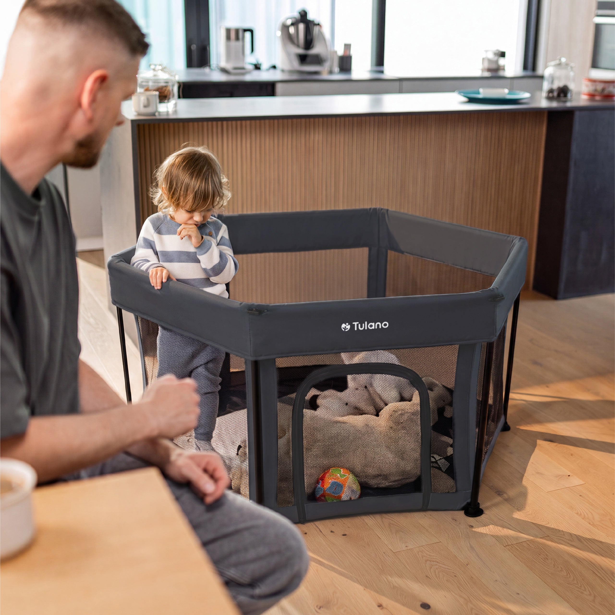 Tulano Cozy 30 Opvouwbare Babybox Grafiet