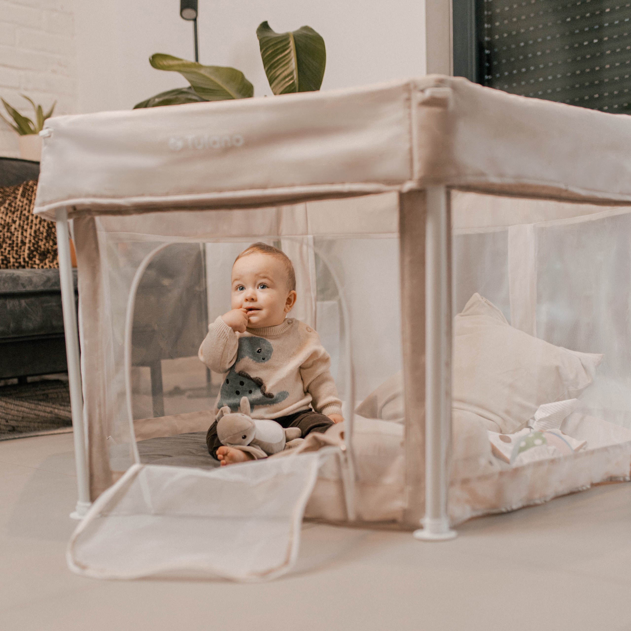 Tulano Cozy 30 Opvouwbare Babybox Beige