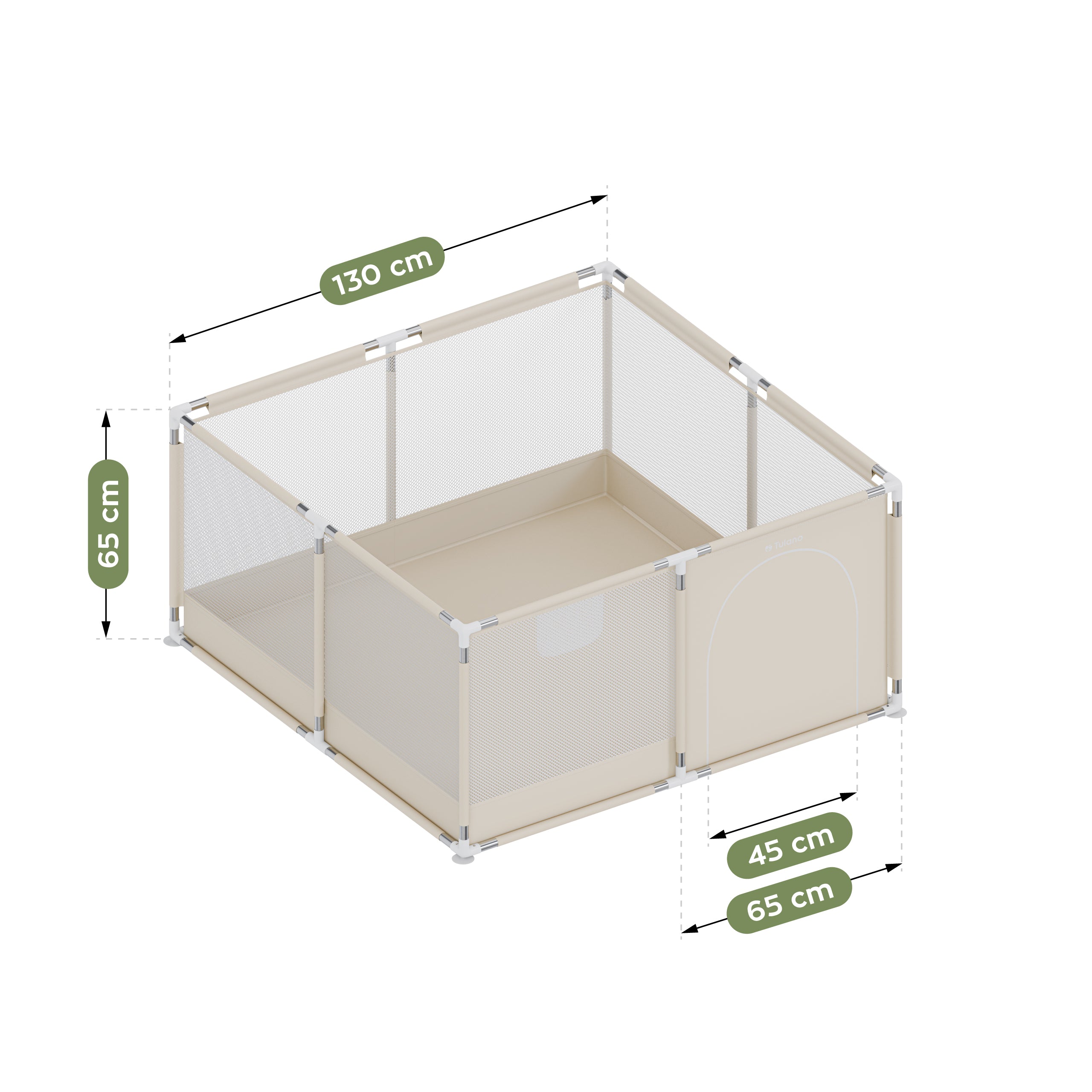 Babybox Tulano Cozy 20 Beige - 130 cm