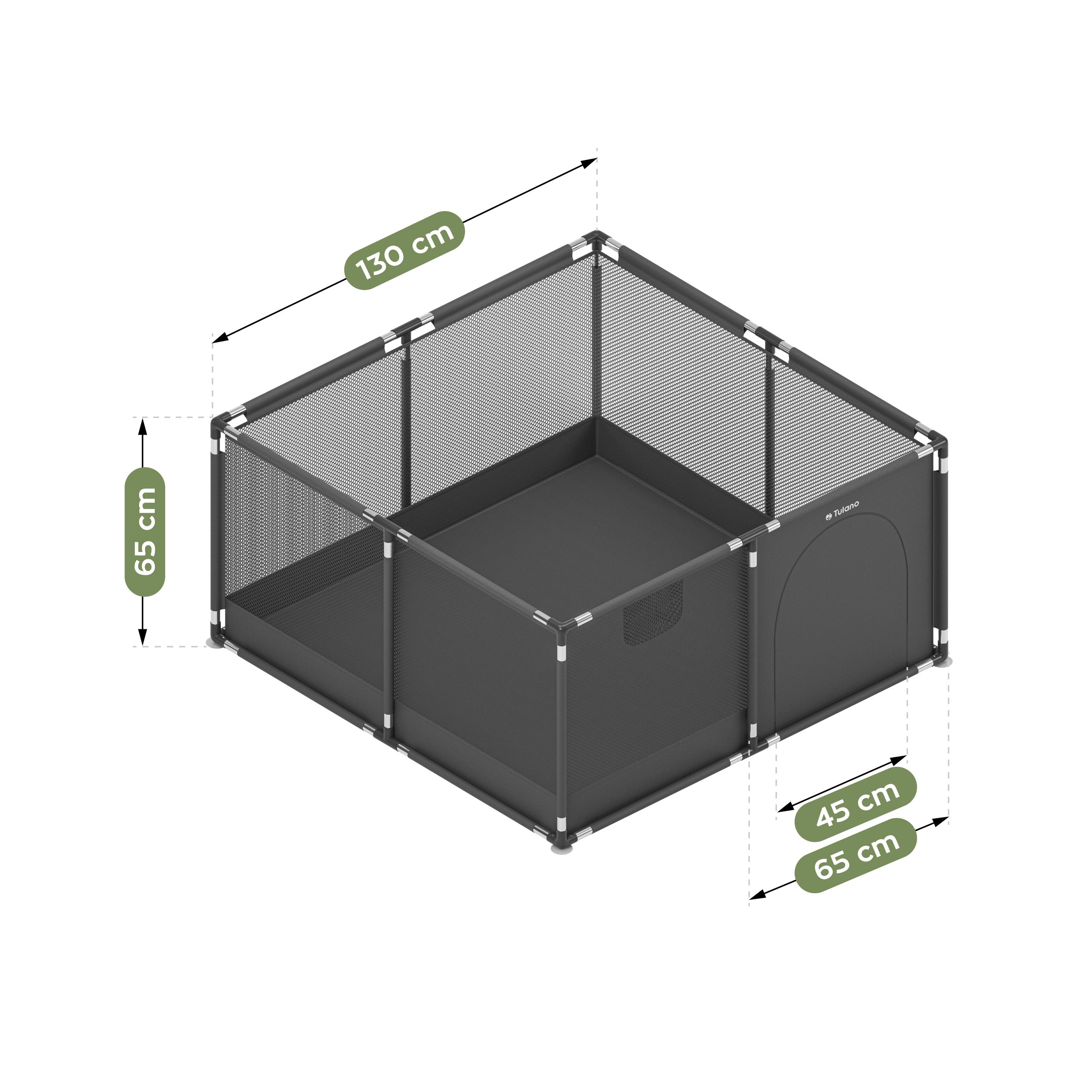 Tulano Cozy 20 Graphite baby box - 130 cm