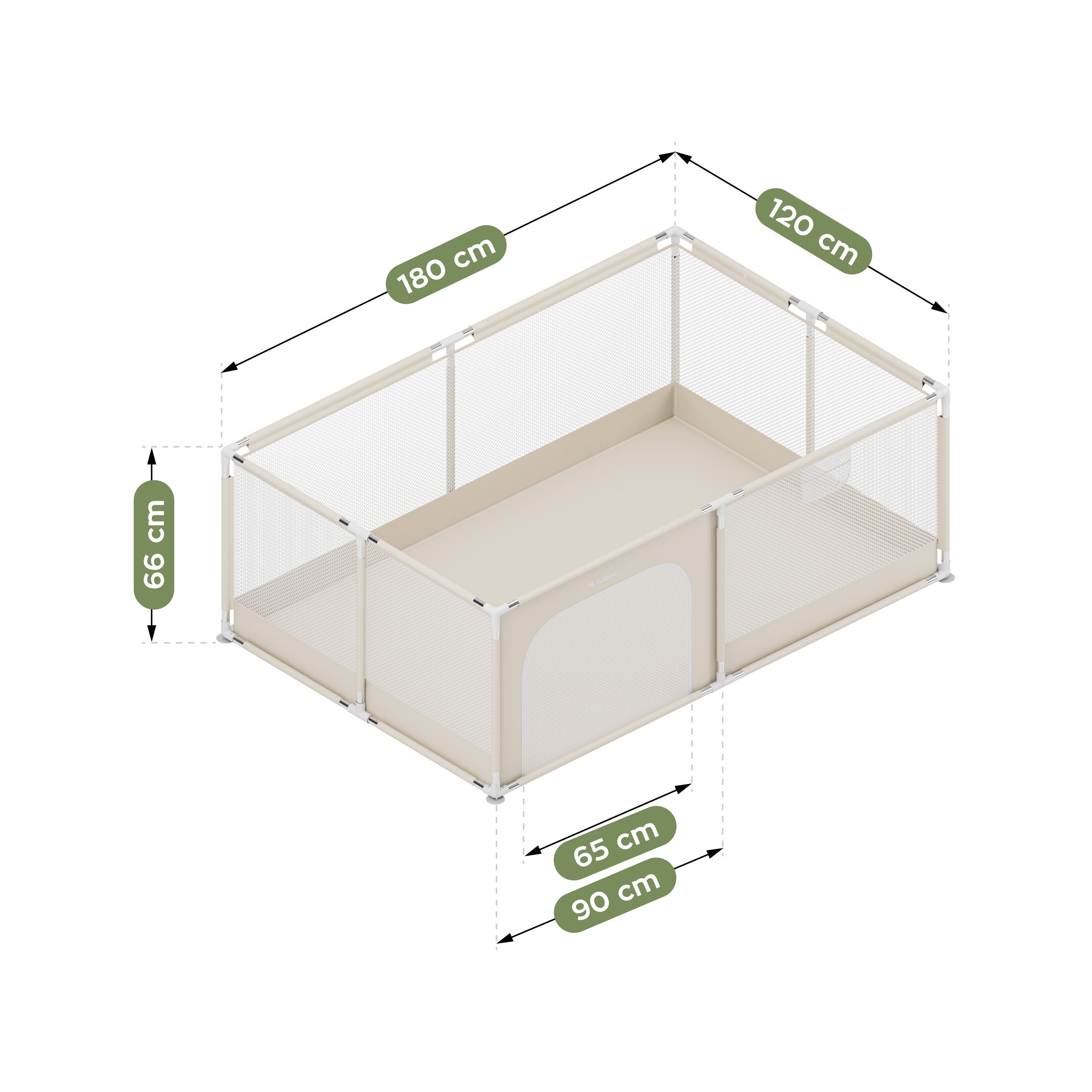 Tulano baby box Cozy 22 Beige - 180 cm