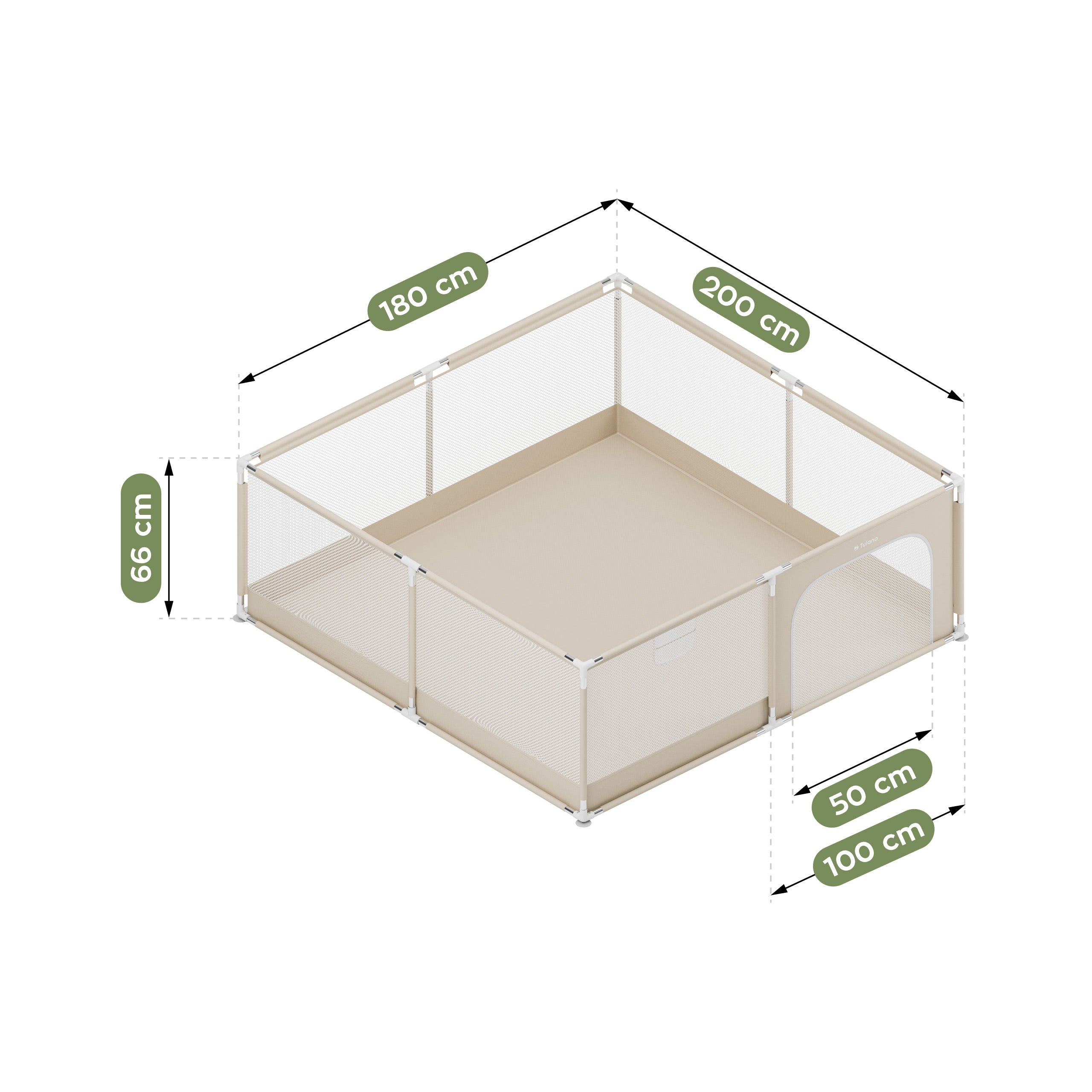 Tulano baby box Cozy 28 Beige - 200 cm