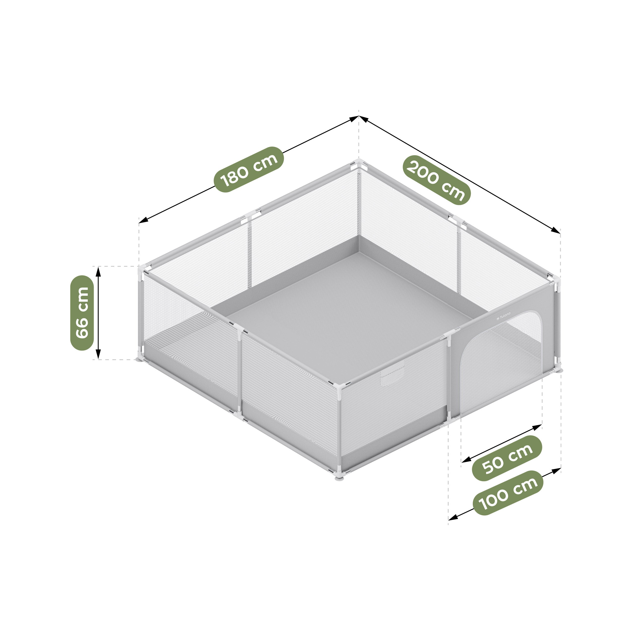 Tulano Cozy 28 Grey kinderbox - 200 cm