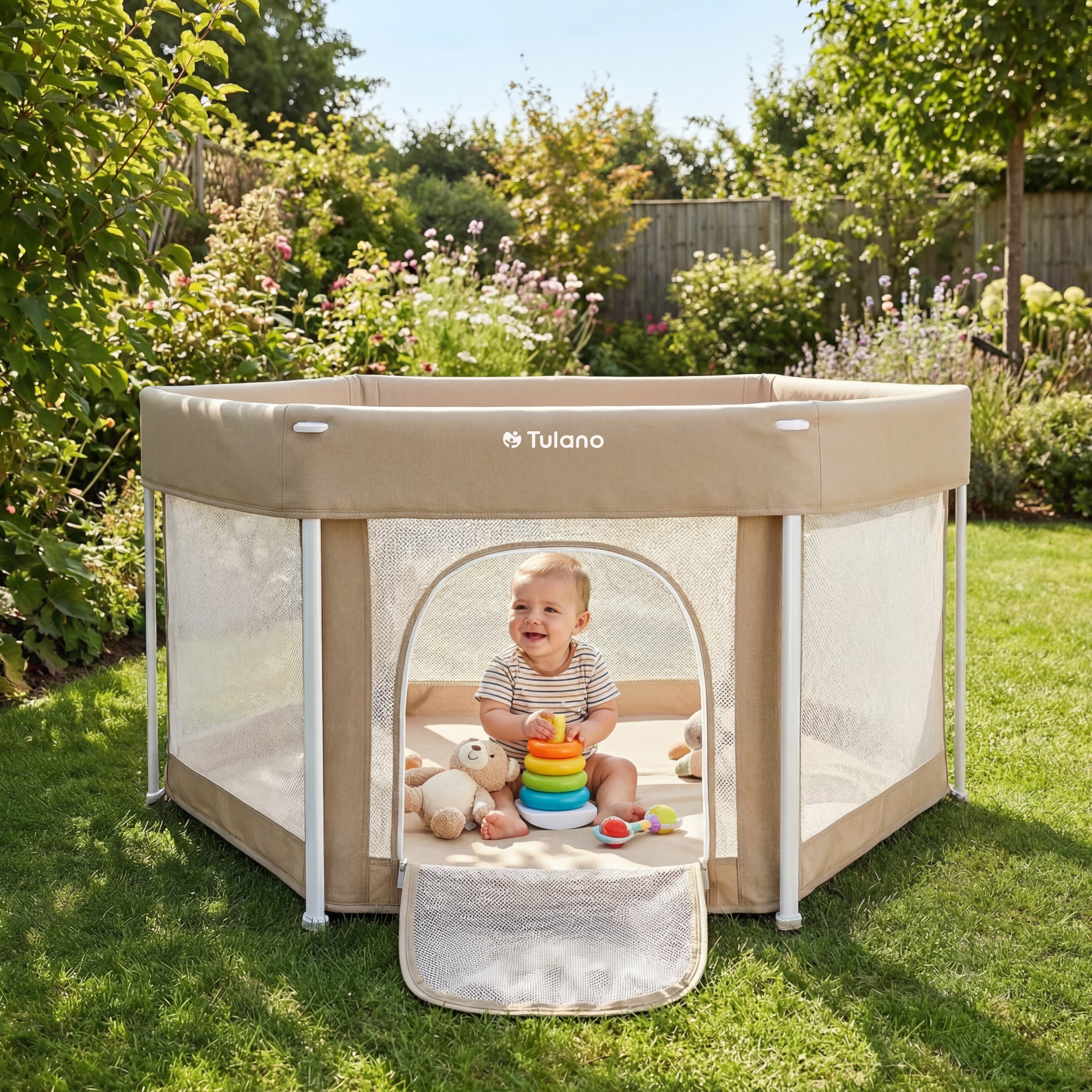 Comfortabele speelruimte in huis en tuin