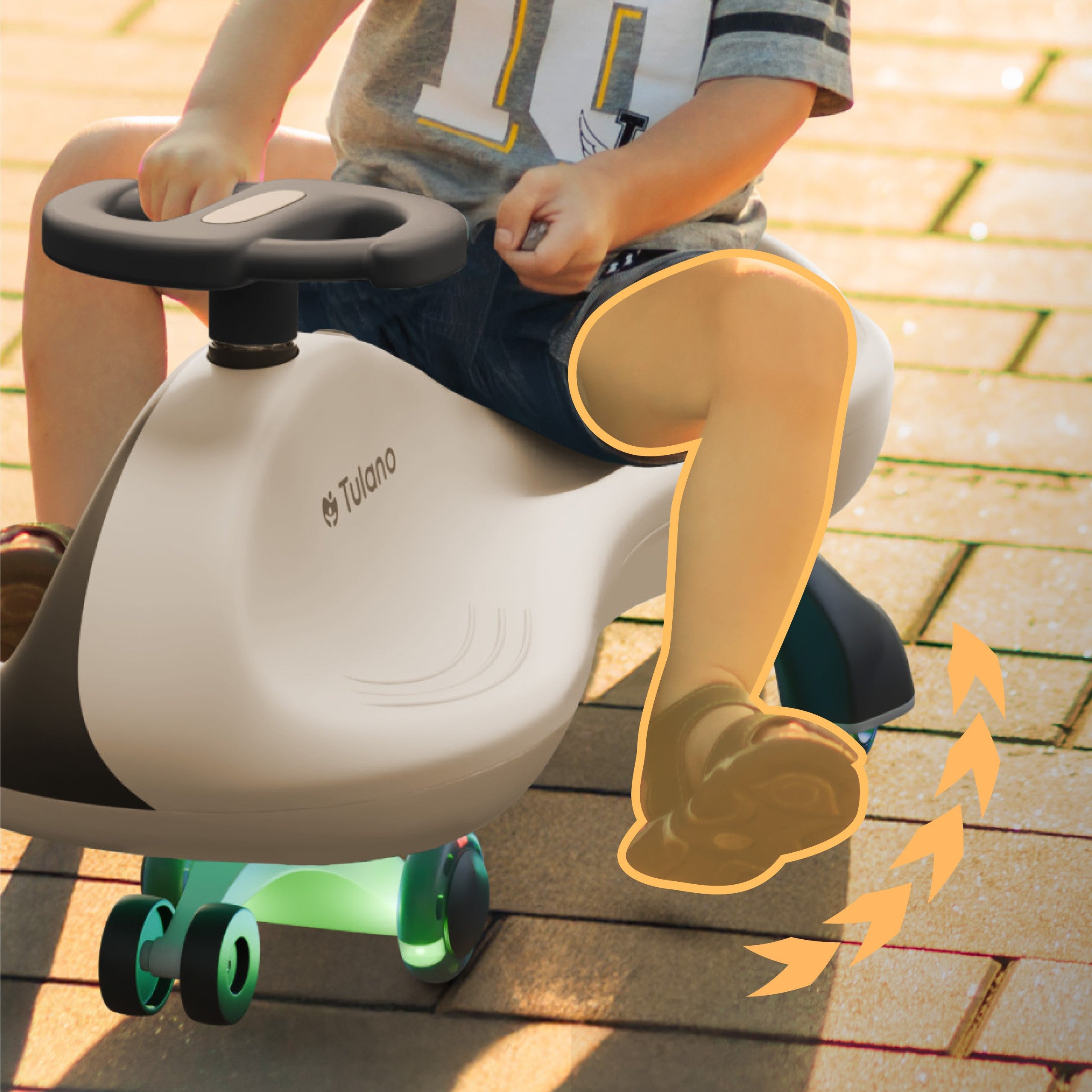 Tulano Focus 35 Beige LED zwaartekrachtbaan voor kinderen