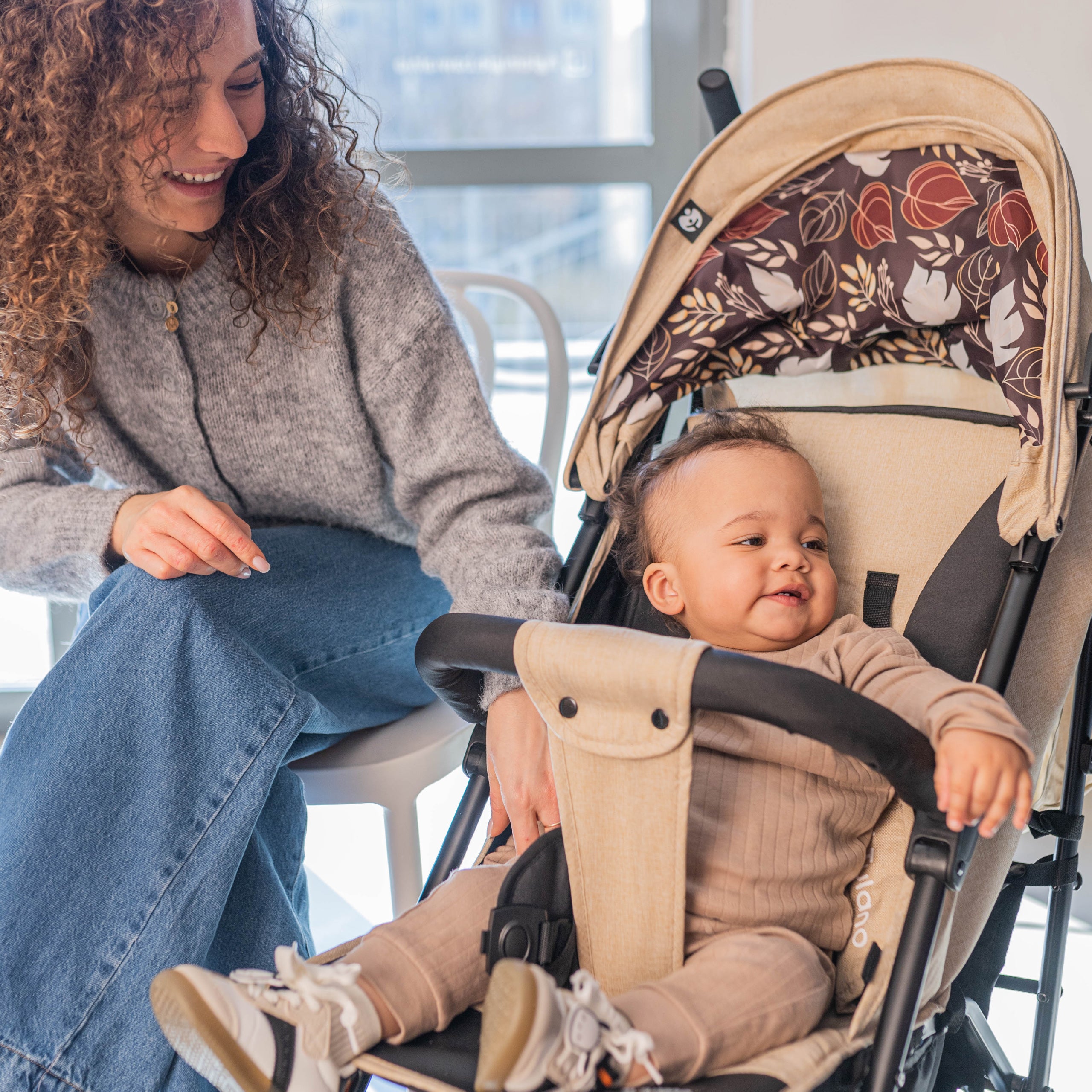 Tulano kinderwagen Davos 35 Beige