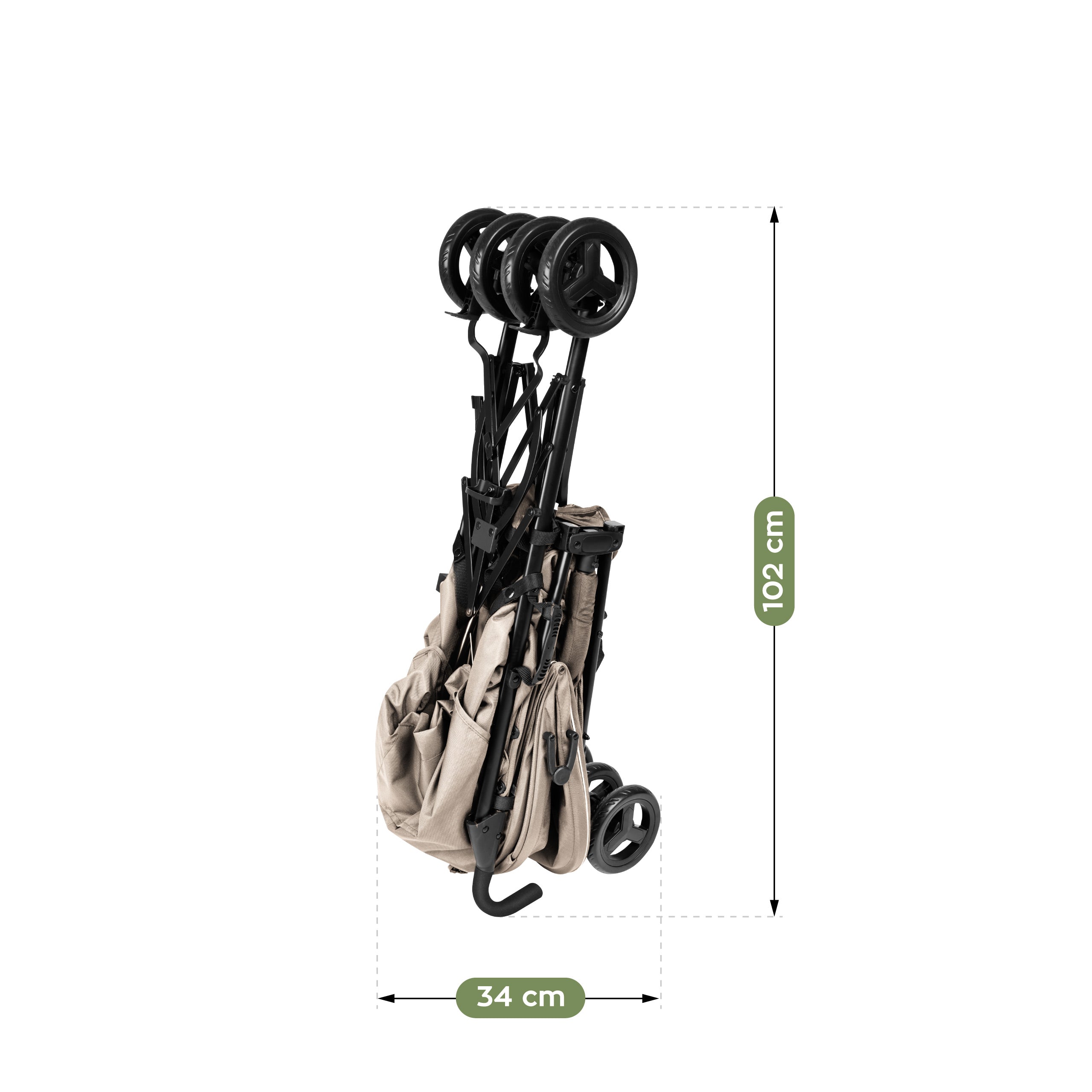 Tulano kinderwagen Davos 35 Beige