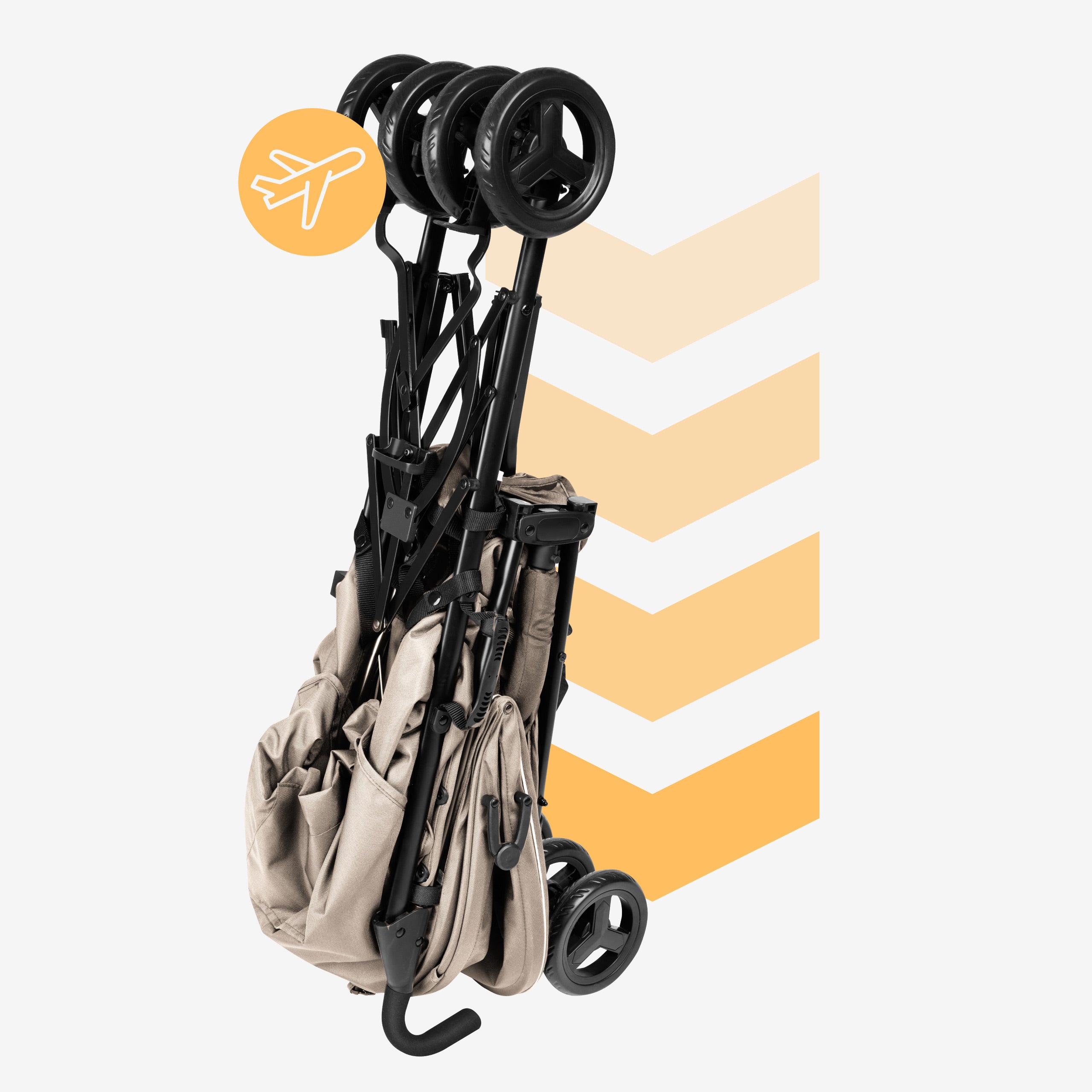 Tulano kinderwagen Davos 35 Beige