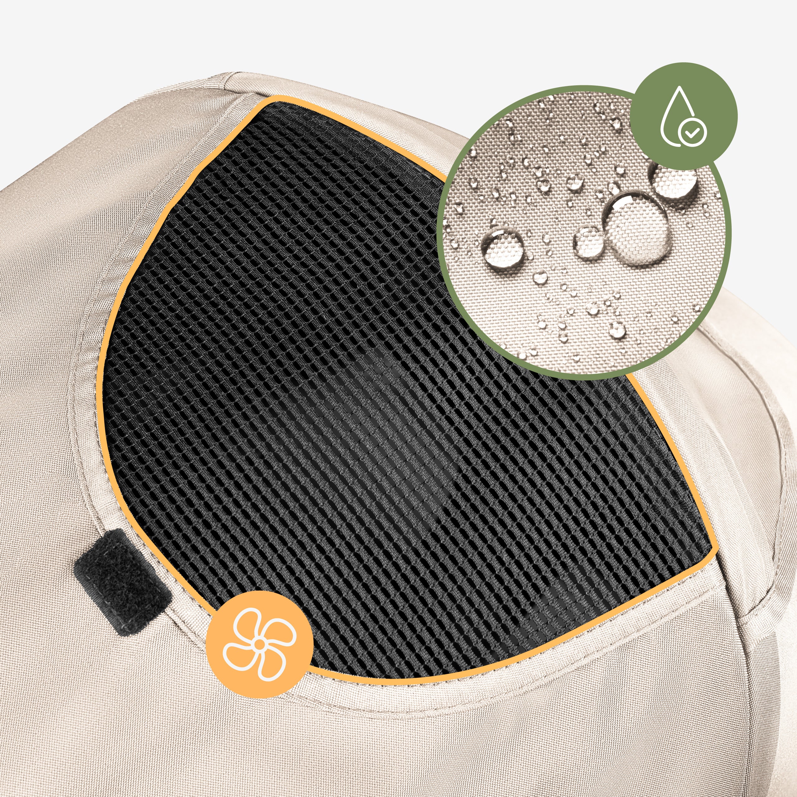 Tulano kinderwagen Davos 35 Beige