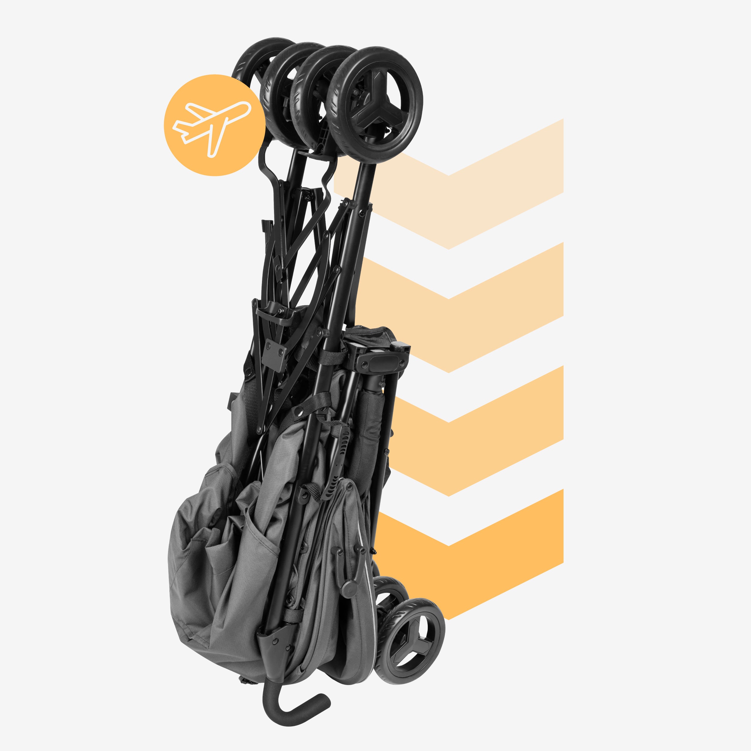 Kinderwagen Tulano Davos 35 Grey-Black