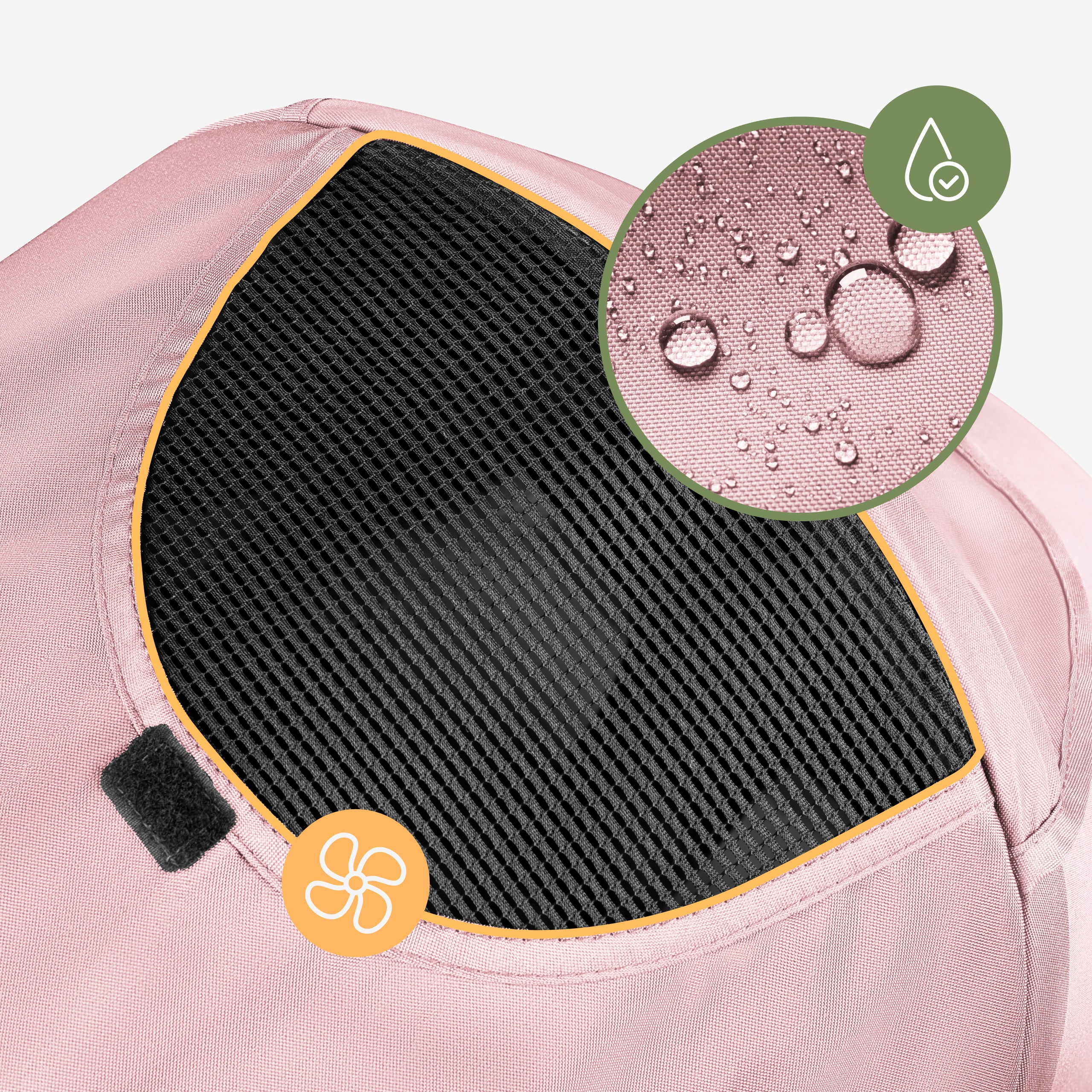 Tulano Davos 35 Roze kinderwagen