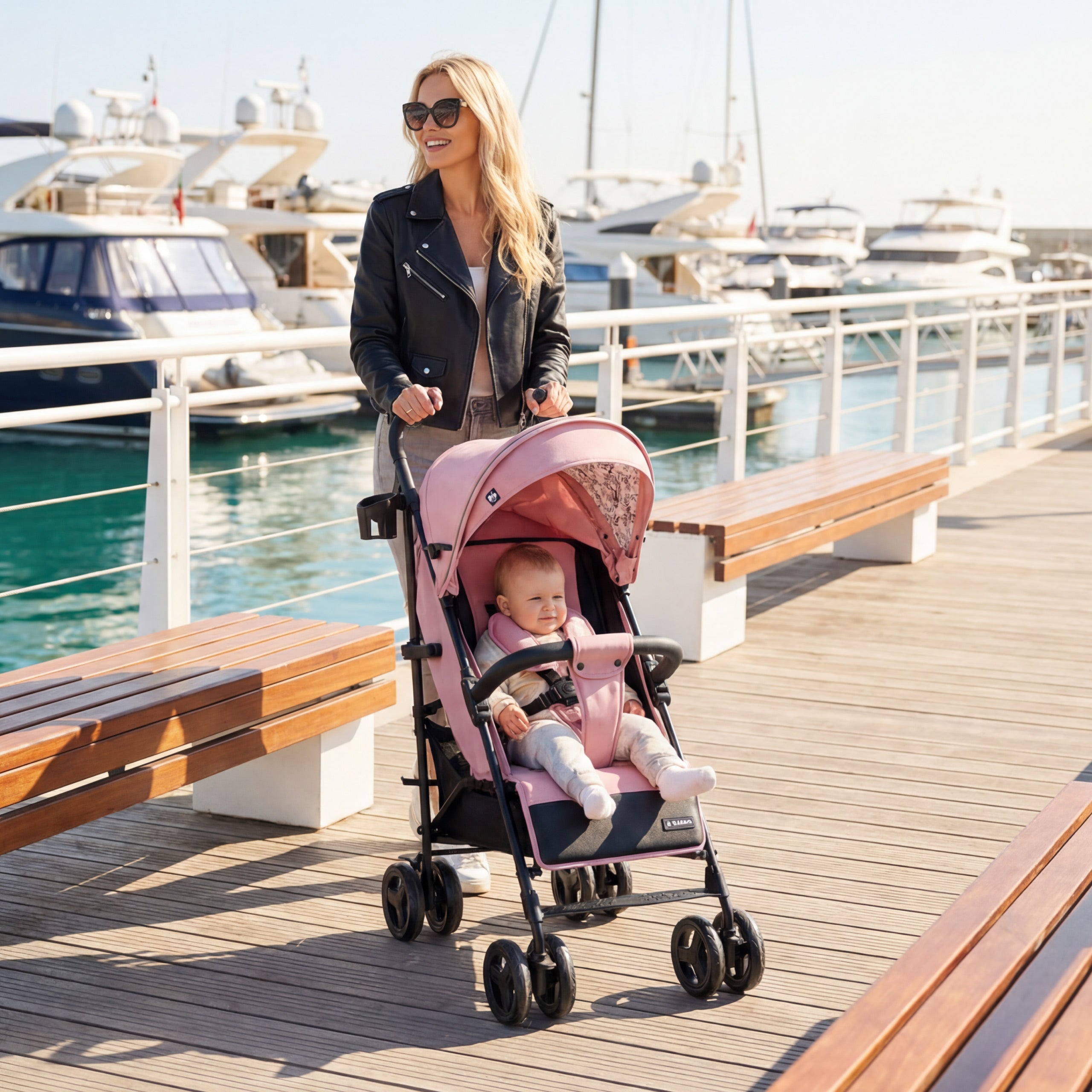 OUTLET Wandelwagen Tulano Davos 35 Roze