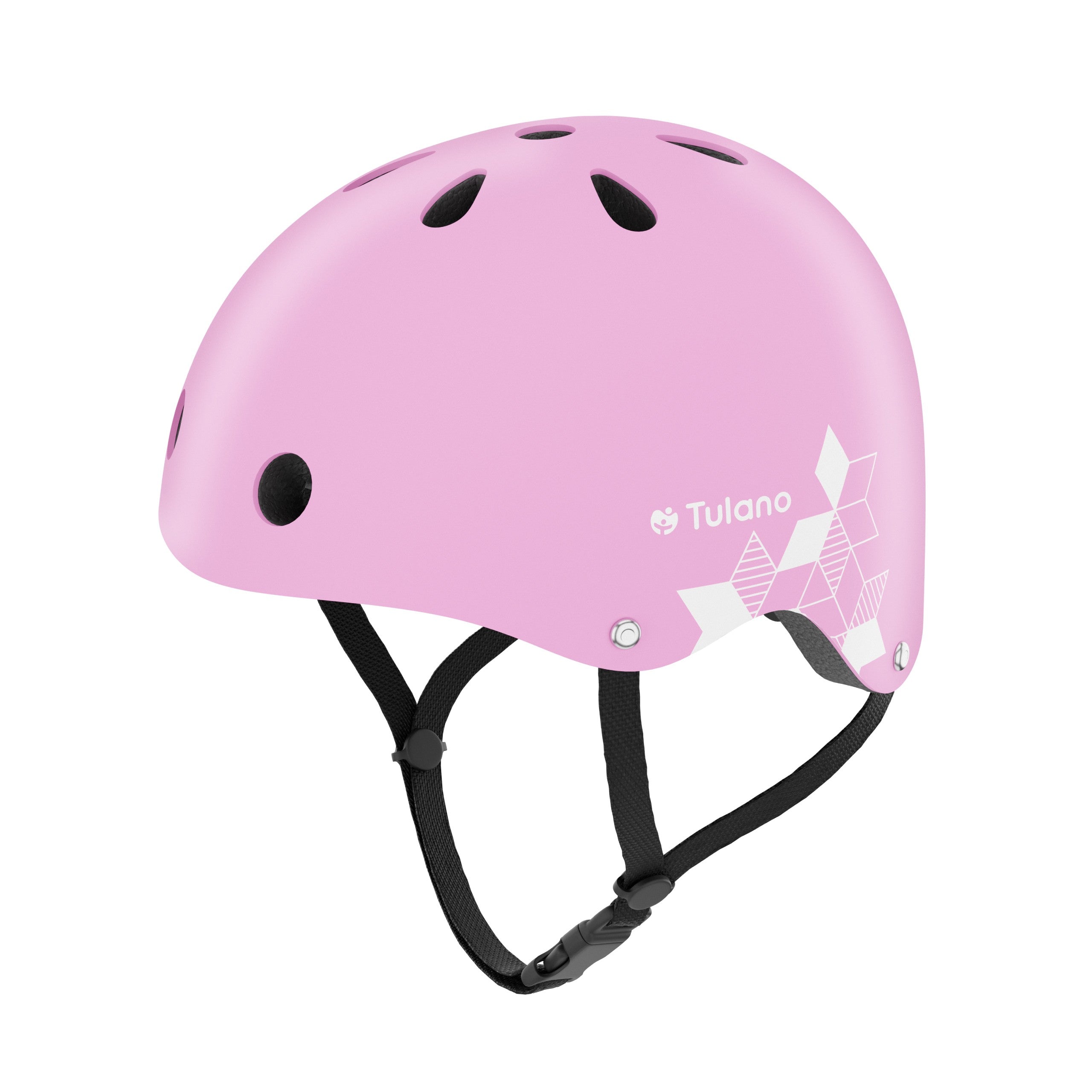 Tulano Turtle 35 Roze kinderhelm