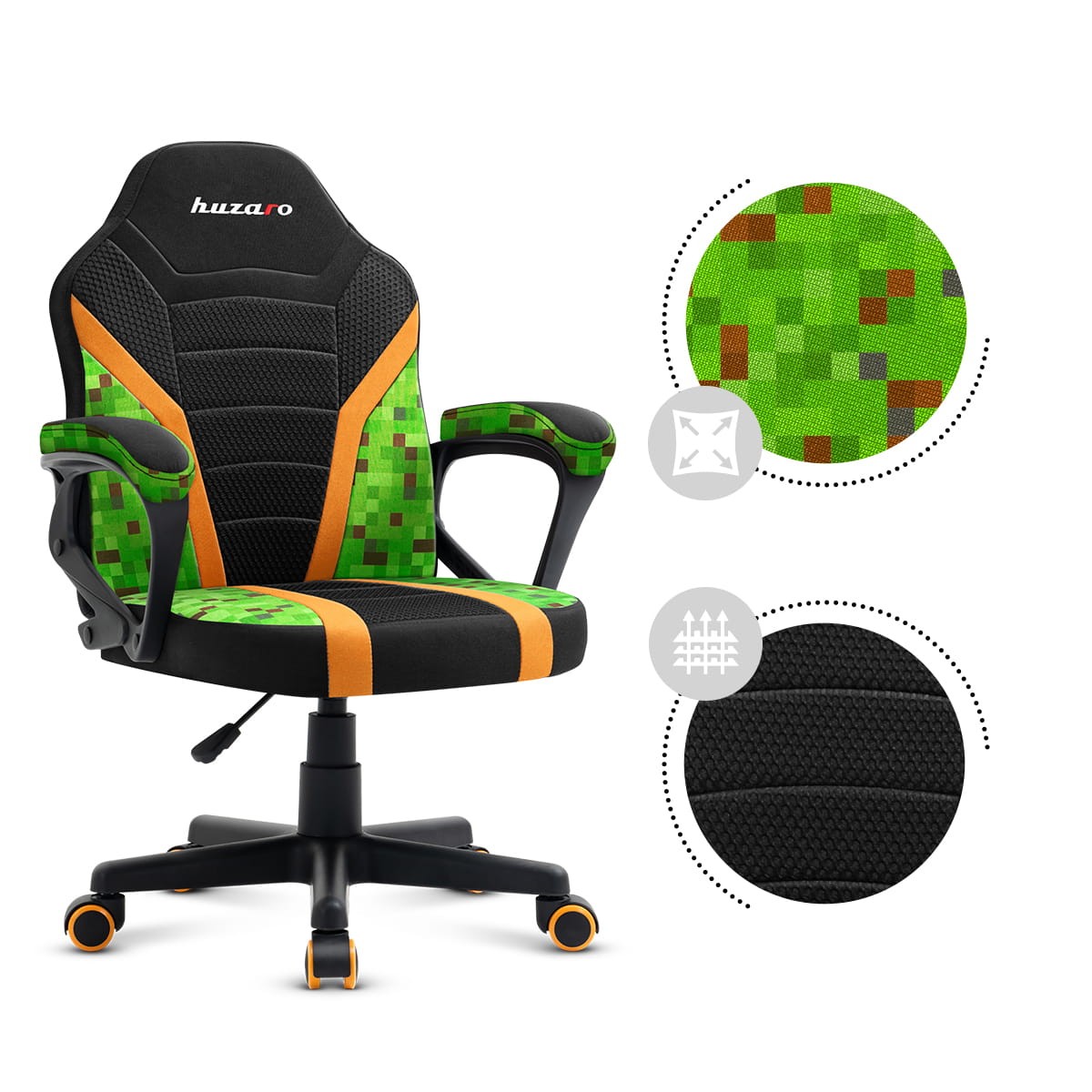 OUTLET Kinderstoel HUZARO RANGER 1.0 Pixel Mesh