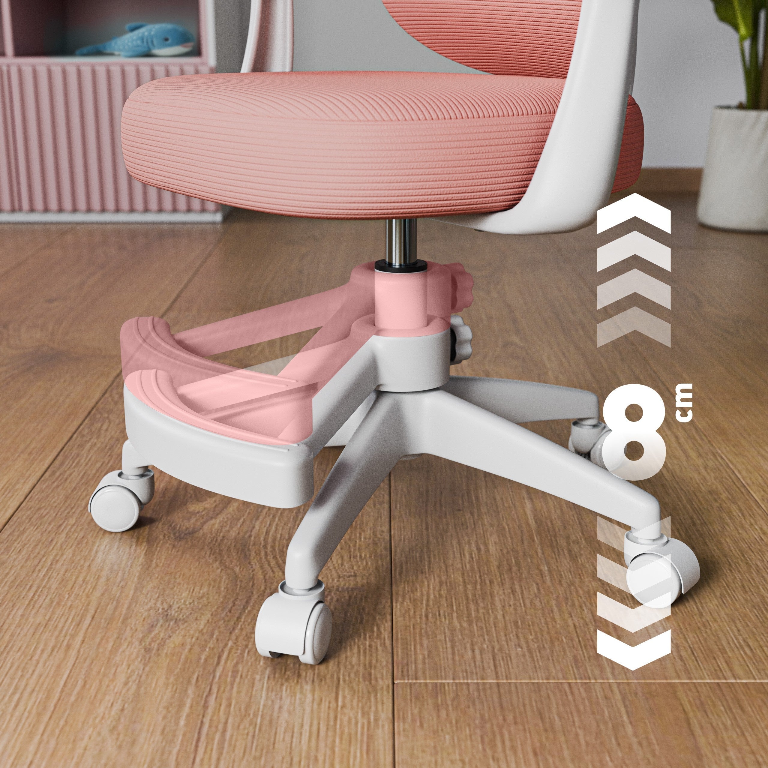 OUTLET Mark Adler Junior 4,5 Roze verstelbaar kinderzitje