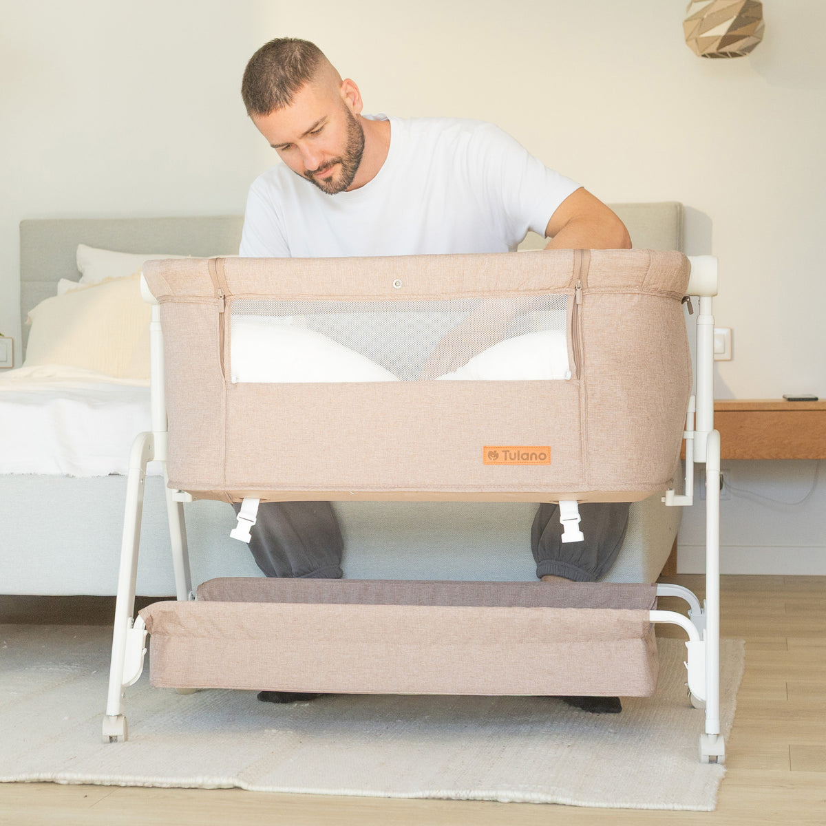 Aanschuifbedje 3-in-1 Tulano Dream 50 Taupe