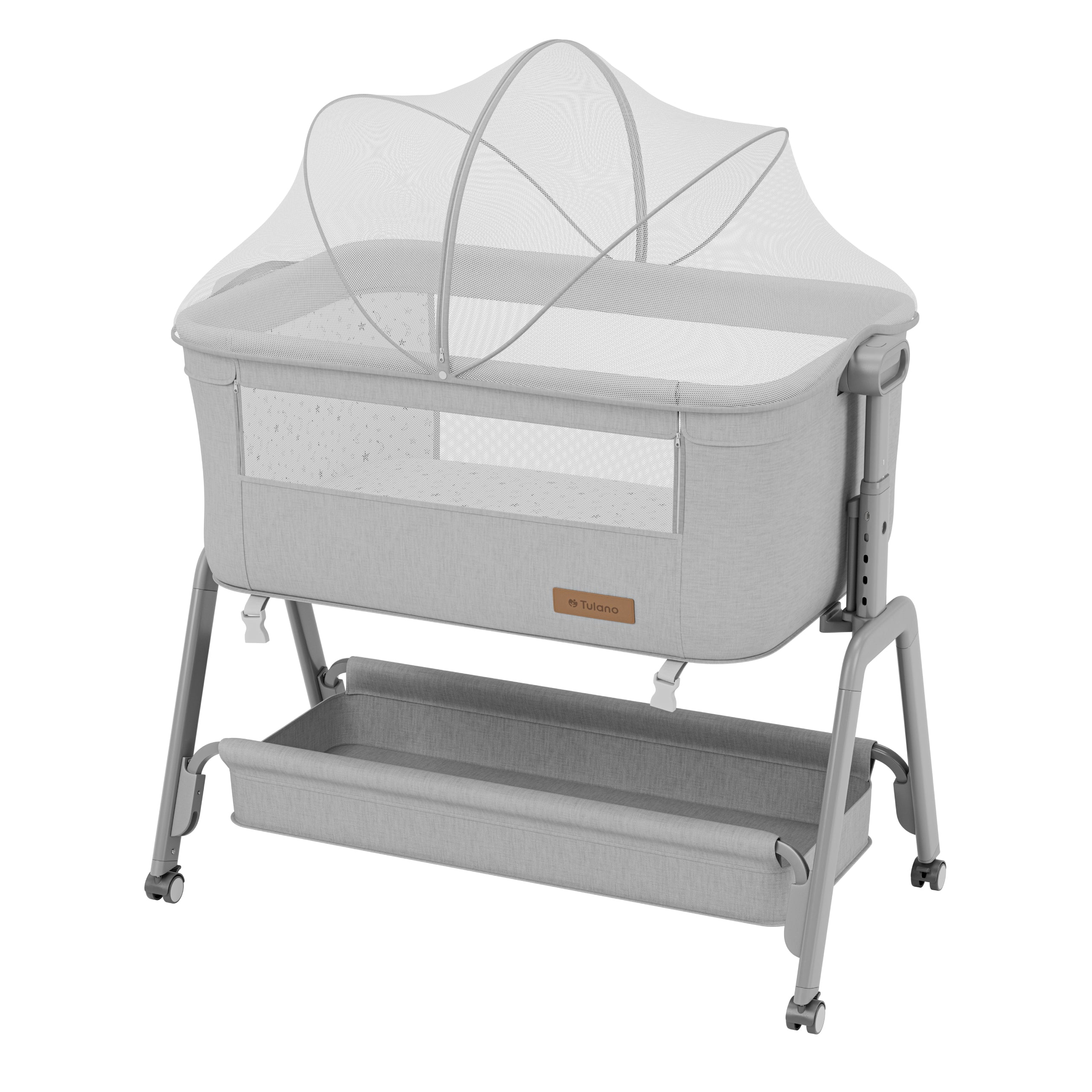 3-in-1 reisbedje Tulano Dream 50 Lichtgrijs