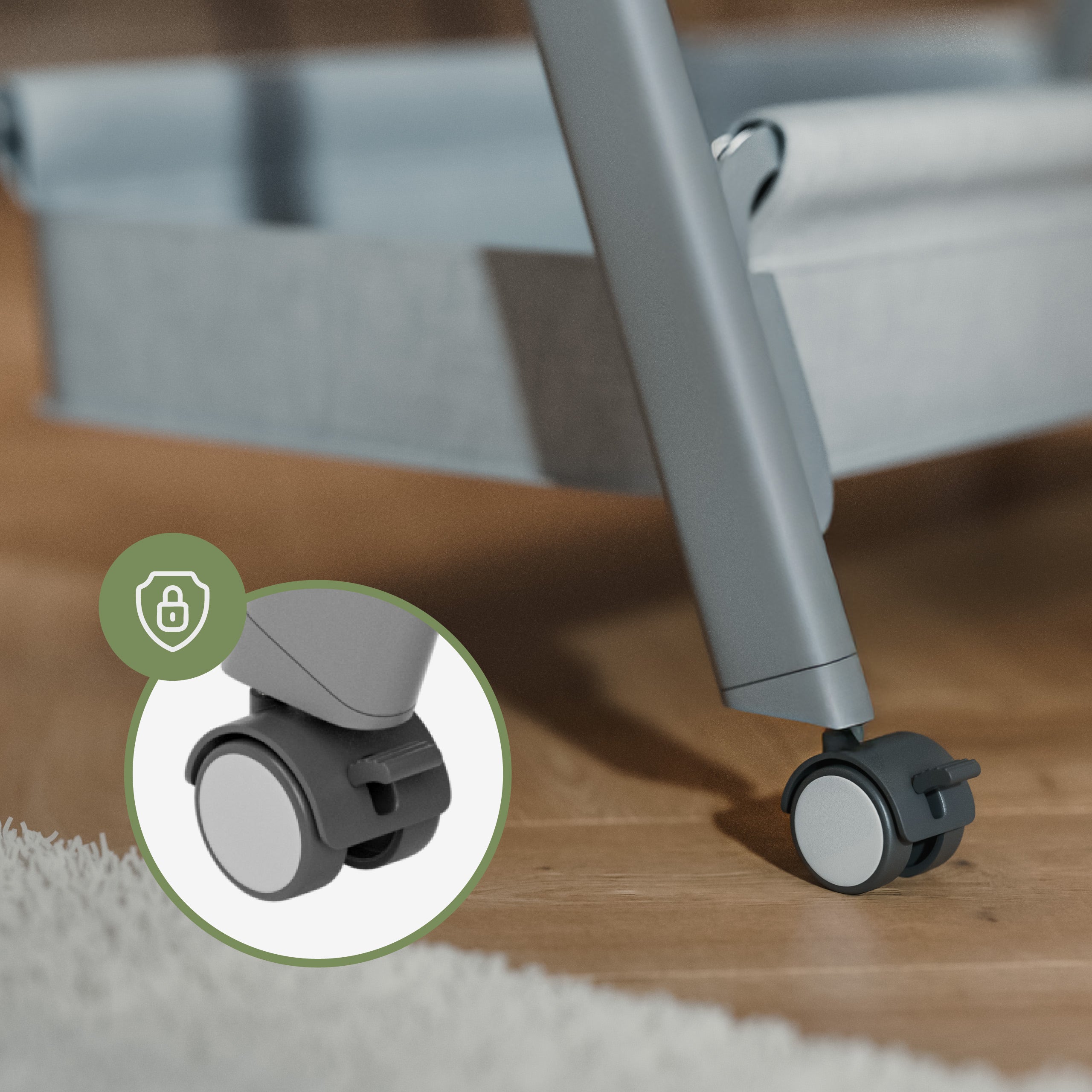 3-in-1 reisbedje Tulano Dream 50 Lichtgrijs