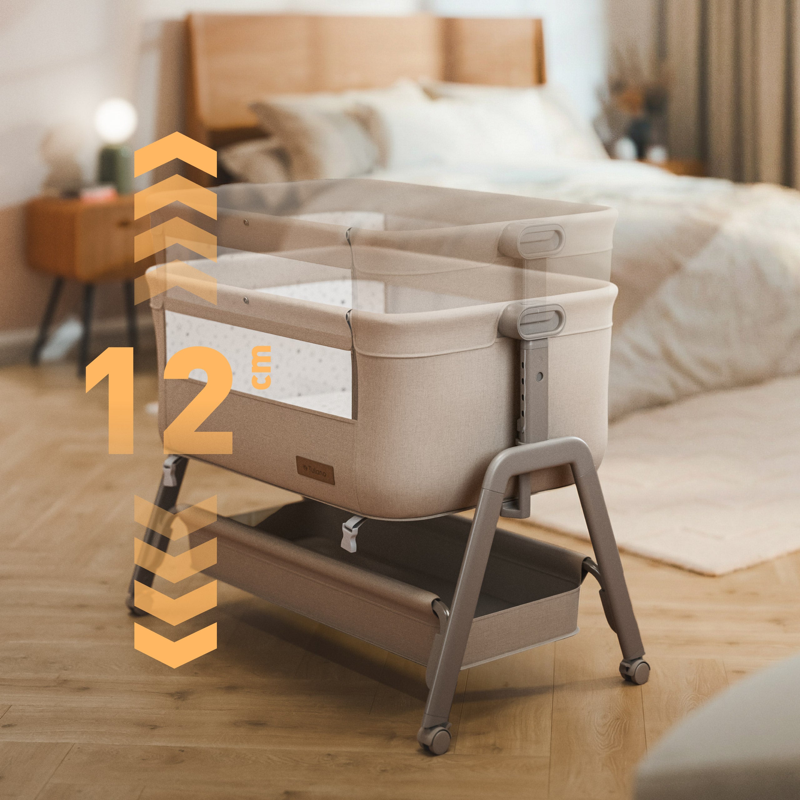 3-in-1 reisbedje Tulano Dream 50 Beige