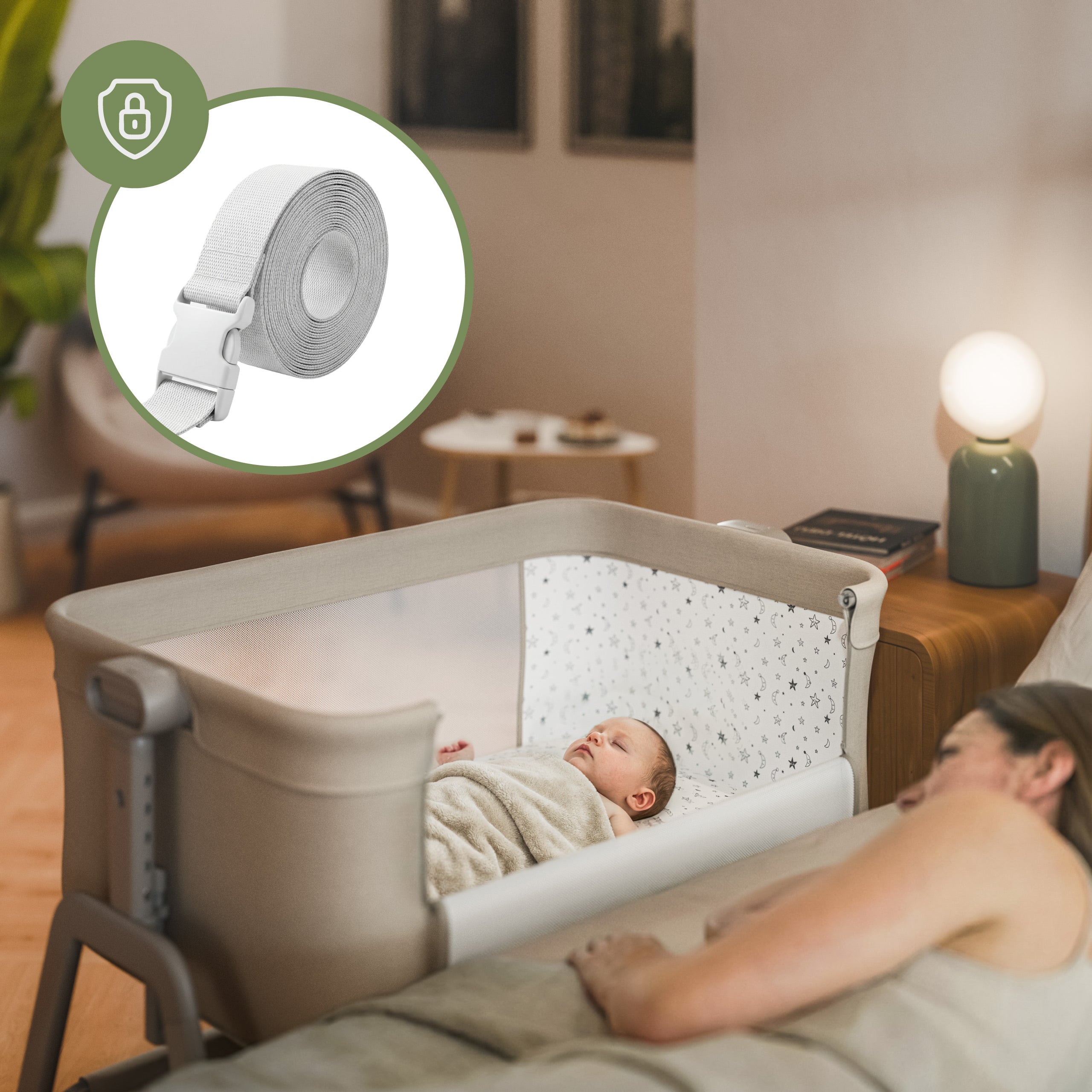3-in-1 reisbedje Tulano Dream 50 Beige