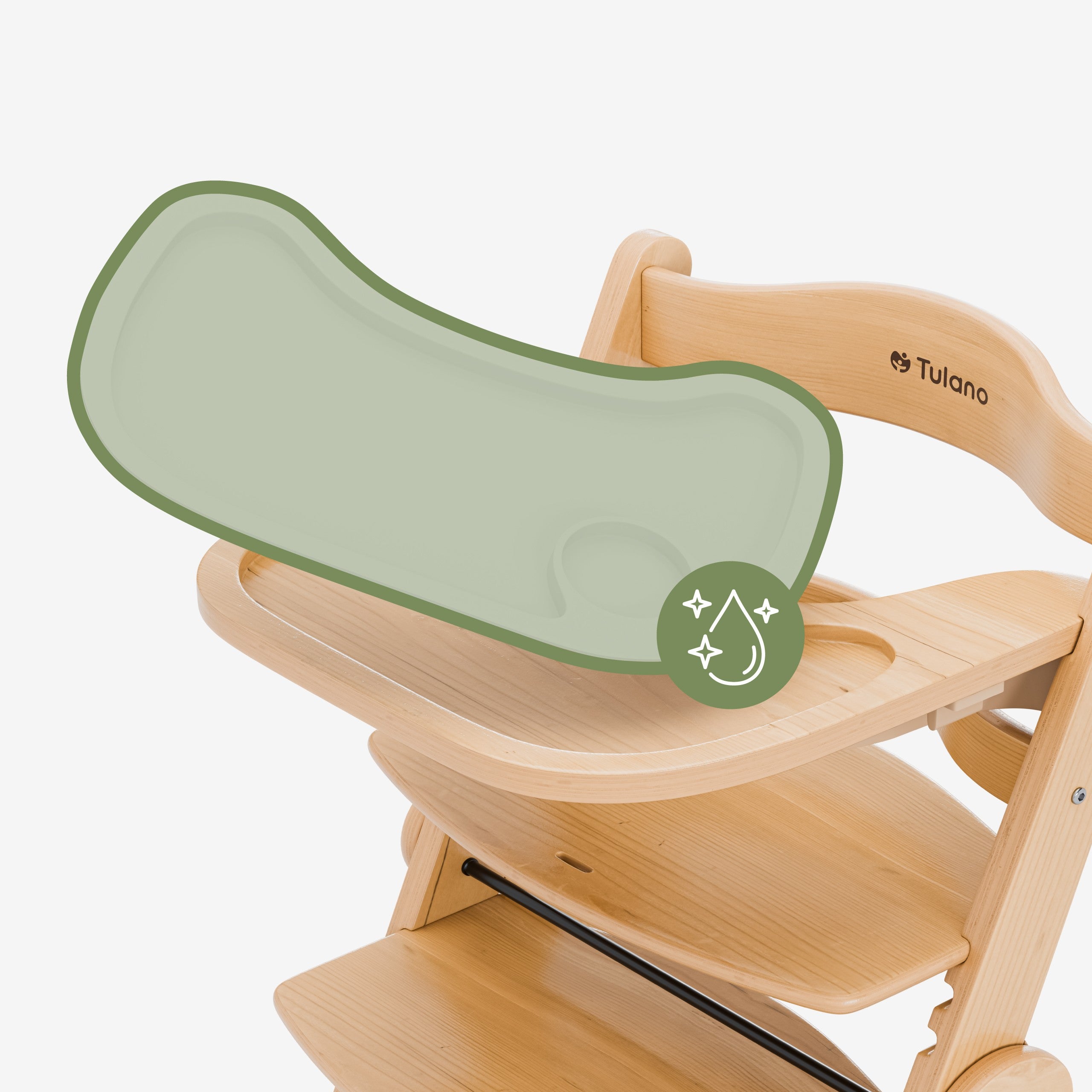 Tulano Morsel 45 Houten eetstoel naturel