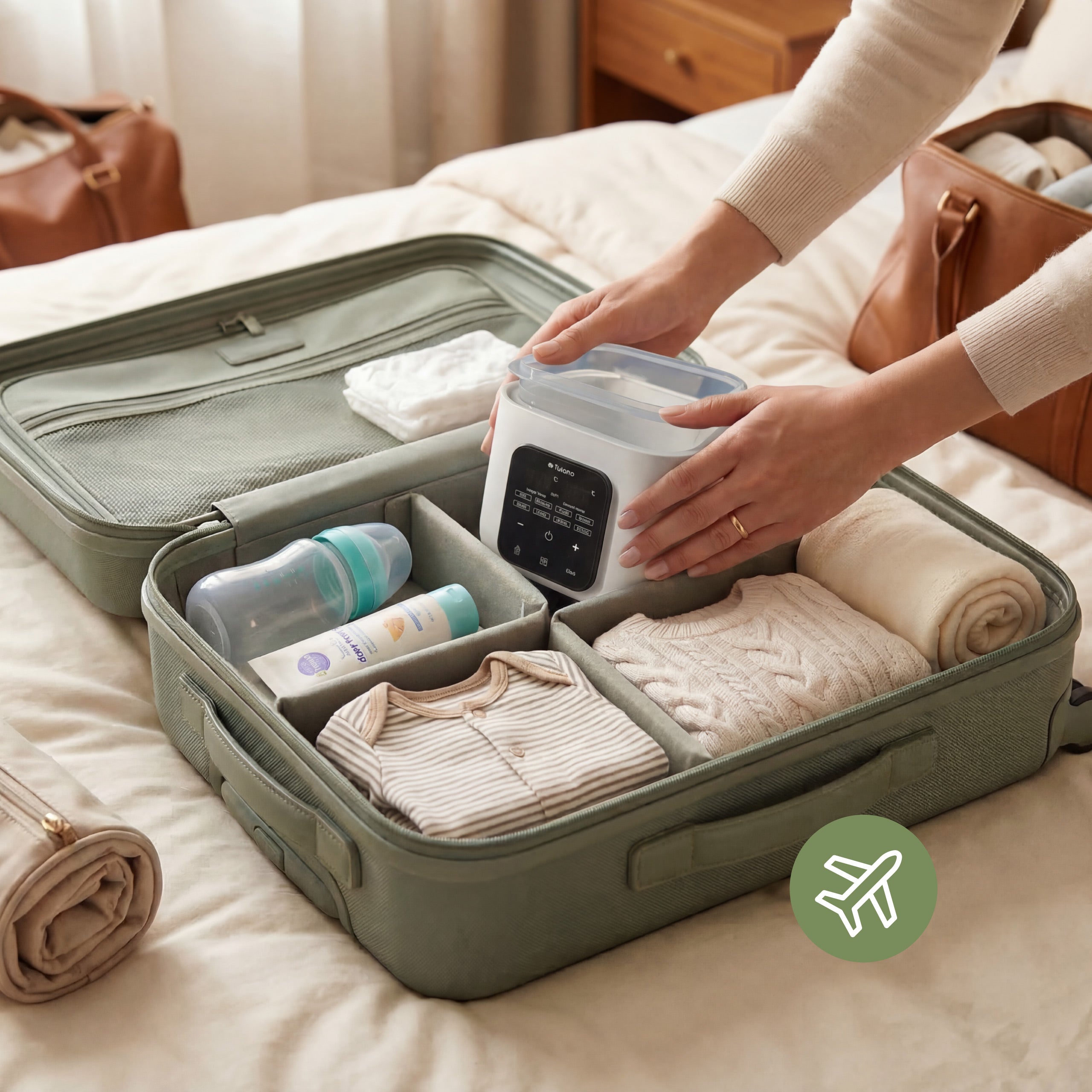 Flessenwarmer en sterilisator 8in1 Tulano Ellie 55