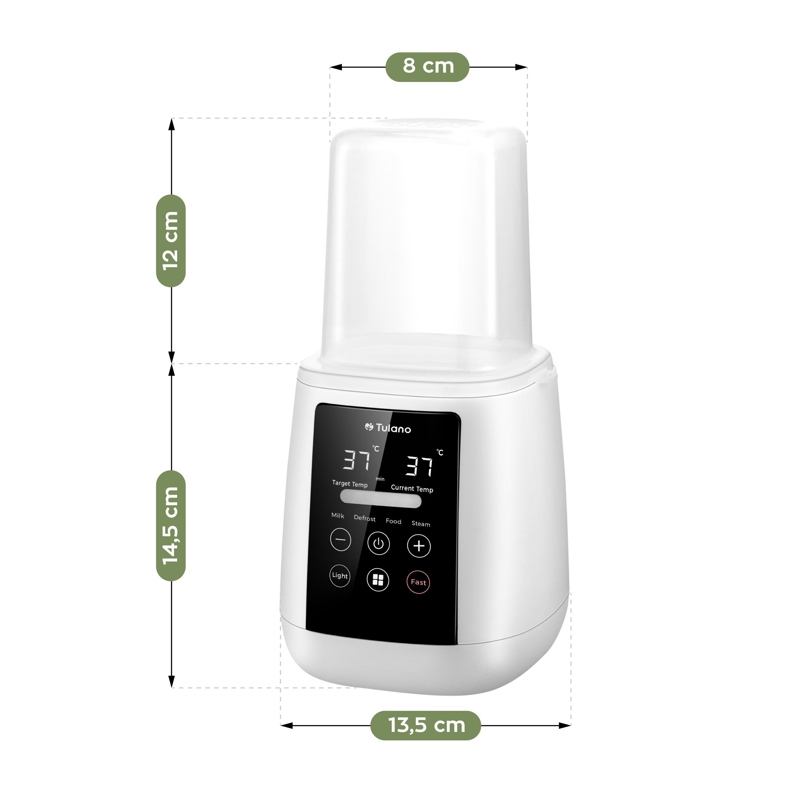 Tulano Ellie 35 flessenwarmer en sterilisator
