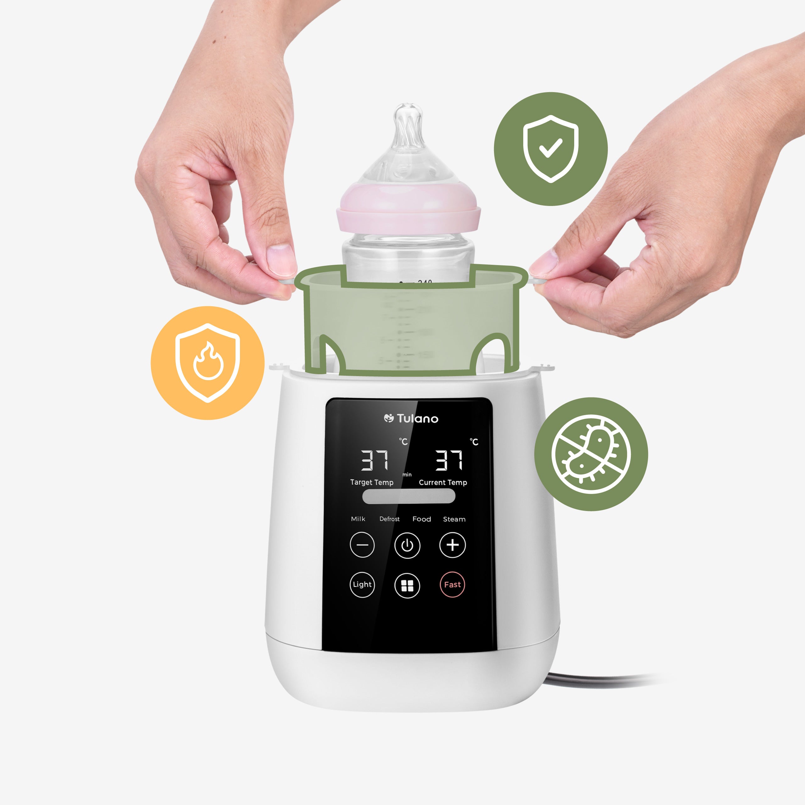 Tulano Ellie 35 flessenwarmer en sterilisator