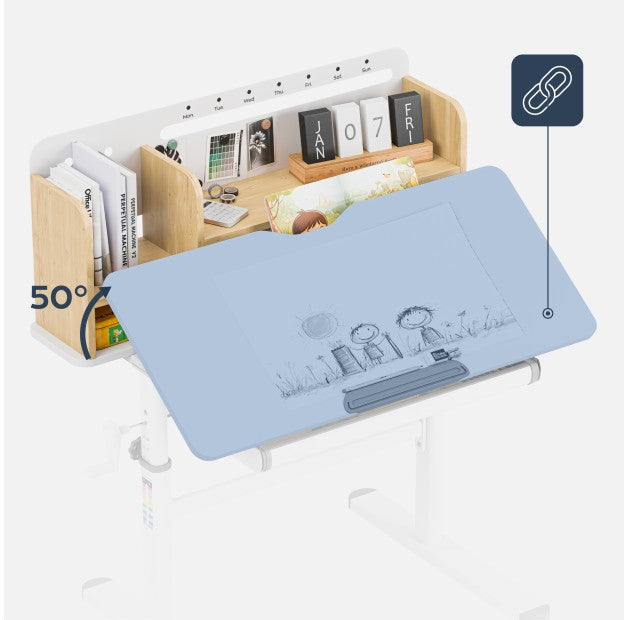 Ergonomisch kinderbureau Mark Adler Studie 5.0 Hout 90 cm