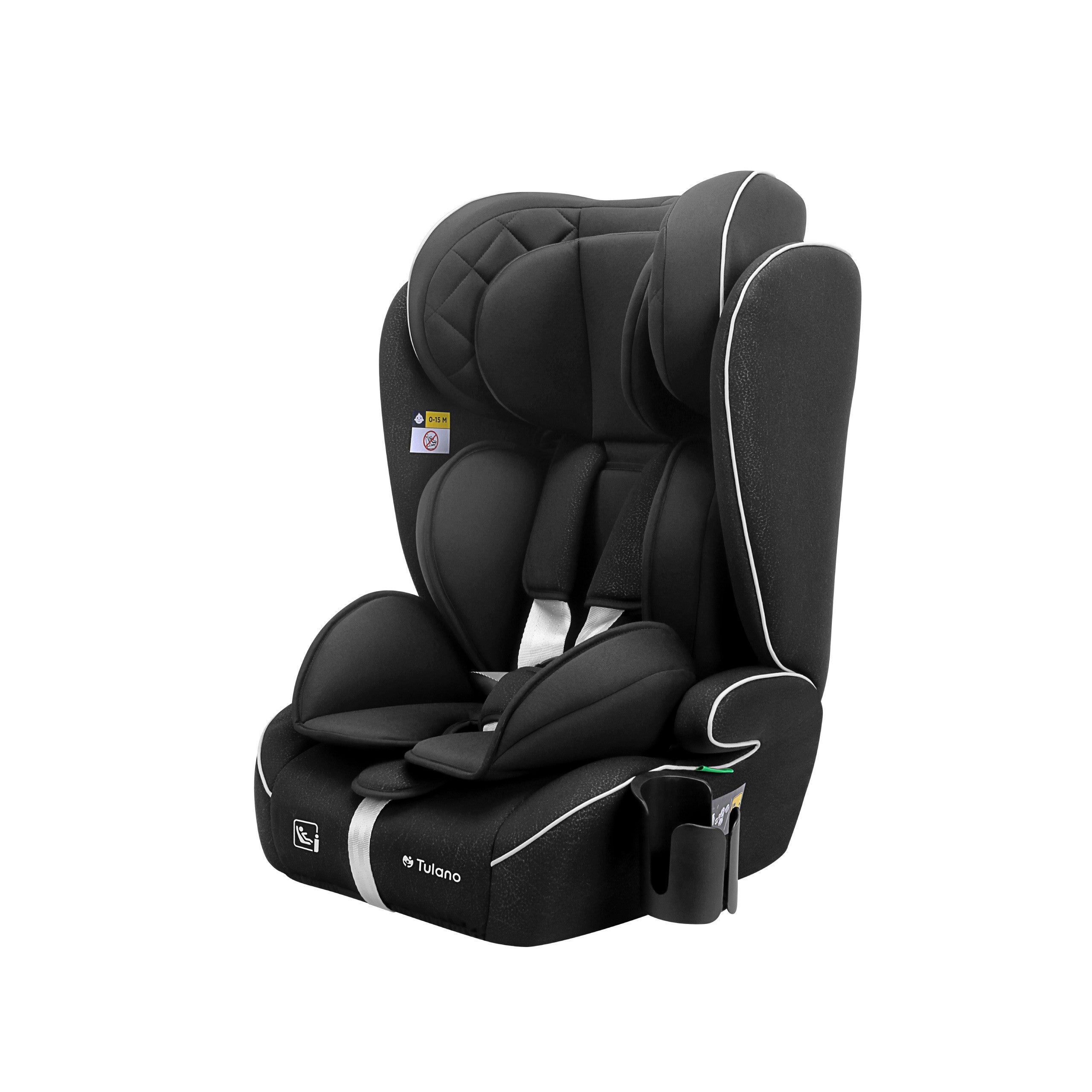 OUTLET Tulano Zooma 25 Zwart 76 -150cm I-Size autostoel