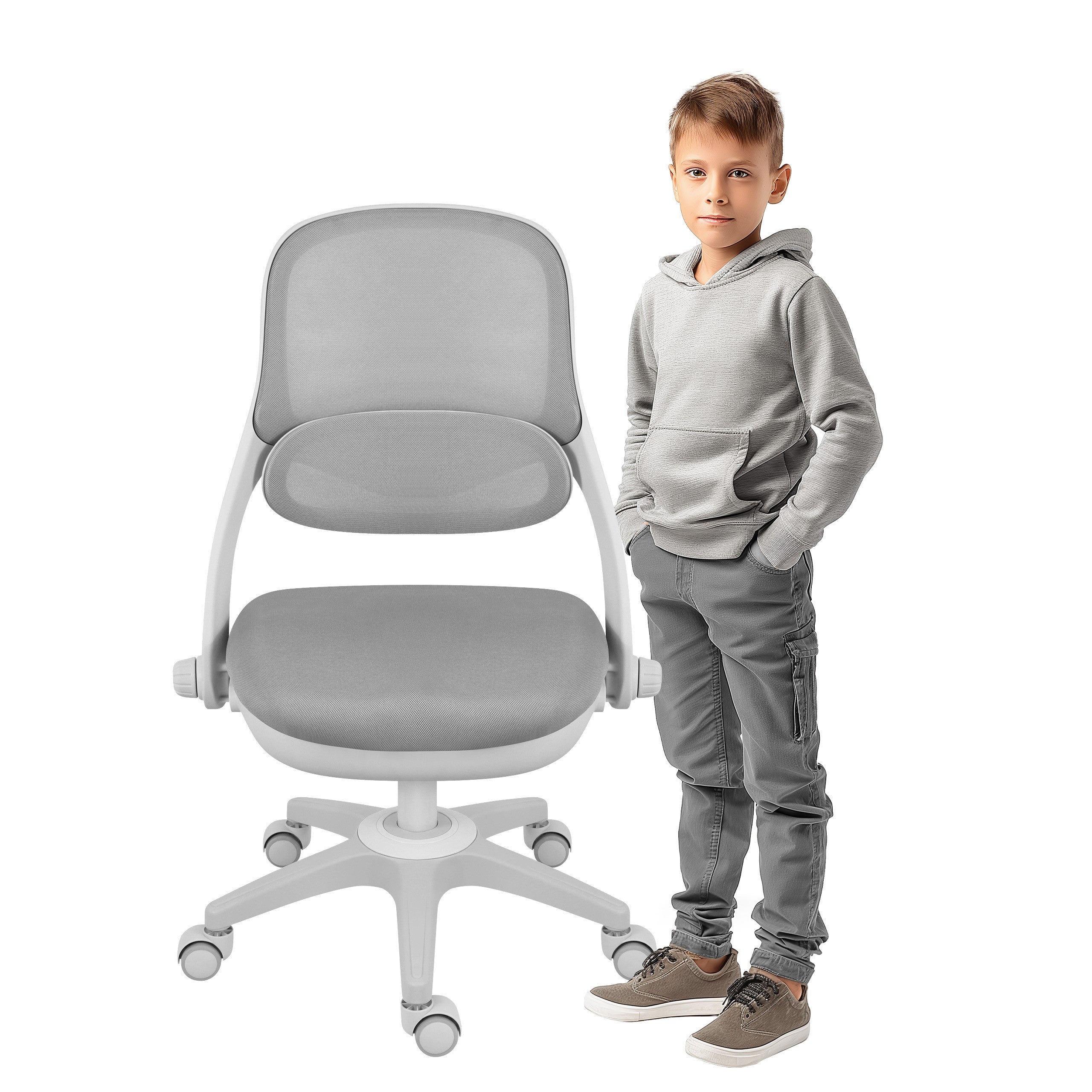 Mark Adler Junior 4.7 Grijze kinderdraaistoel