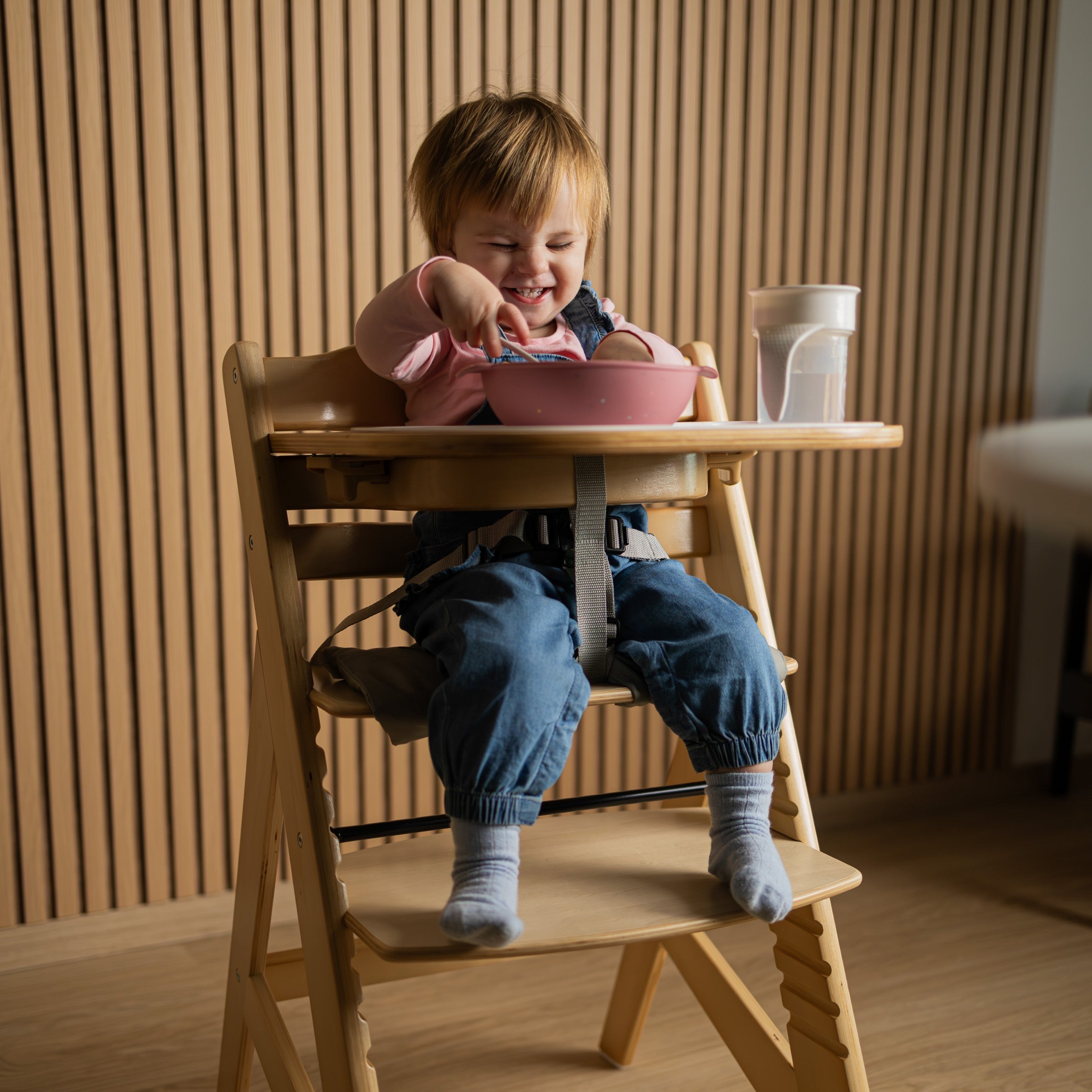 OUTLET Tulano Morsel 40 Houten eetstoel naturel
