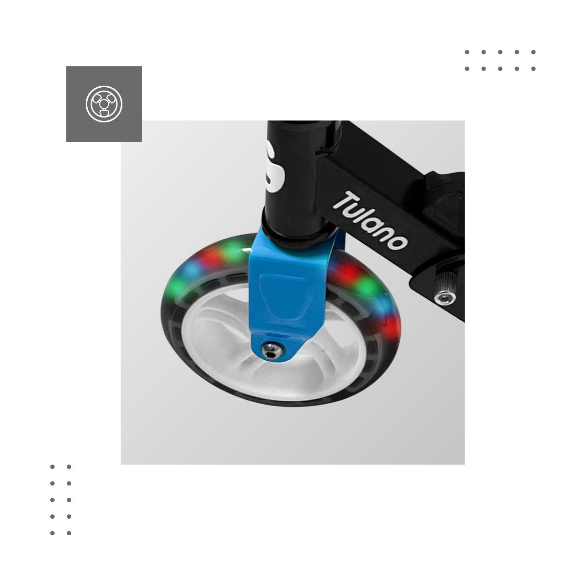 Tulano Rookie 40 Witte LED scooter