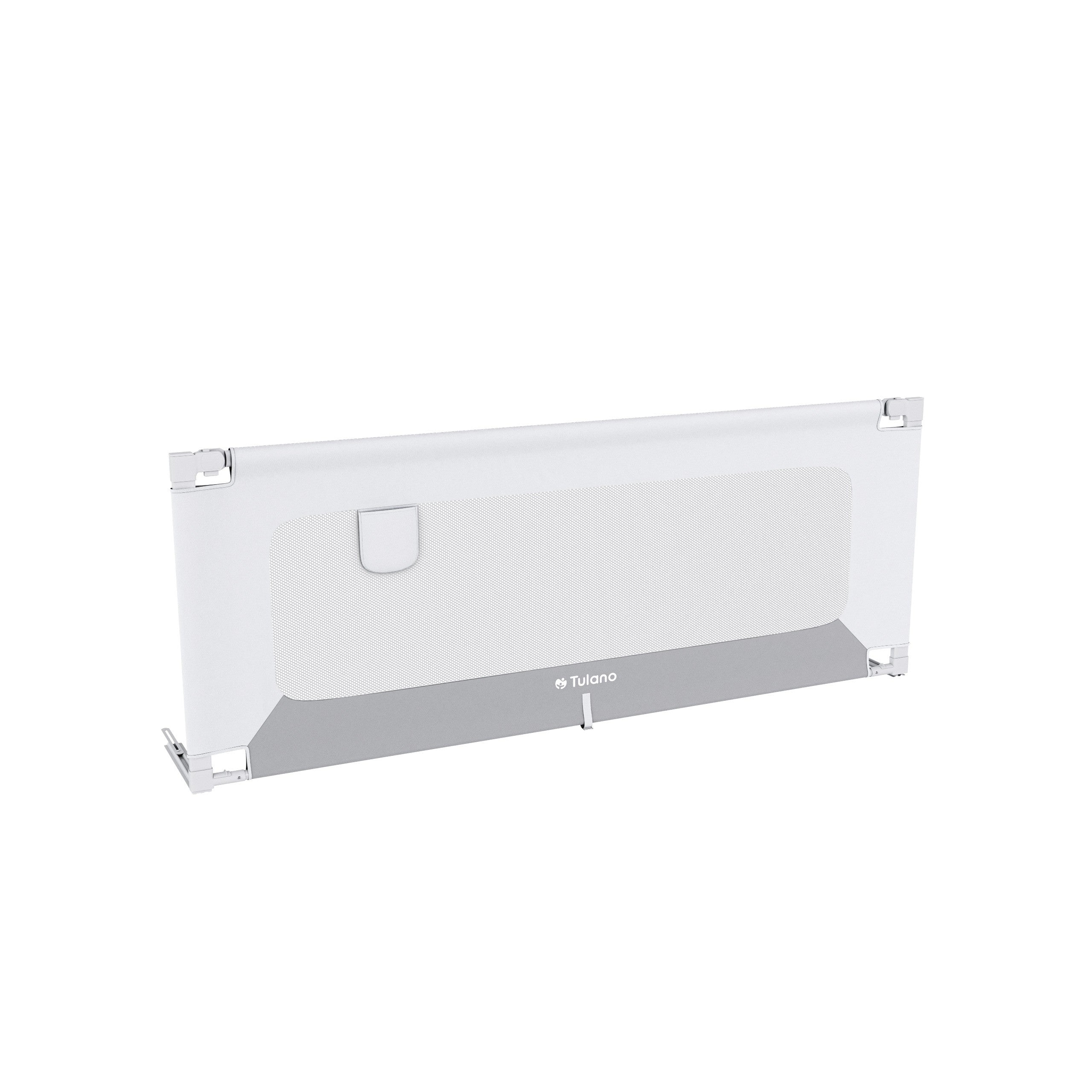 Veiligheidshek voor bed 180cm Tulano Cover 48 Wit-Grijs