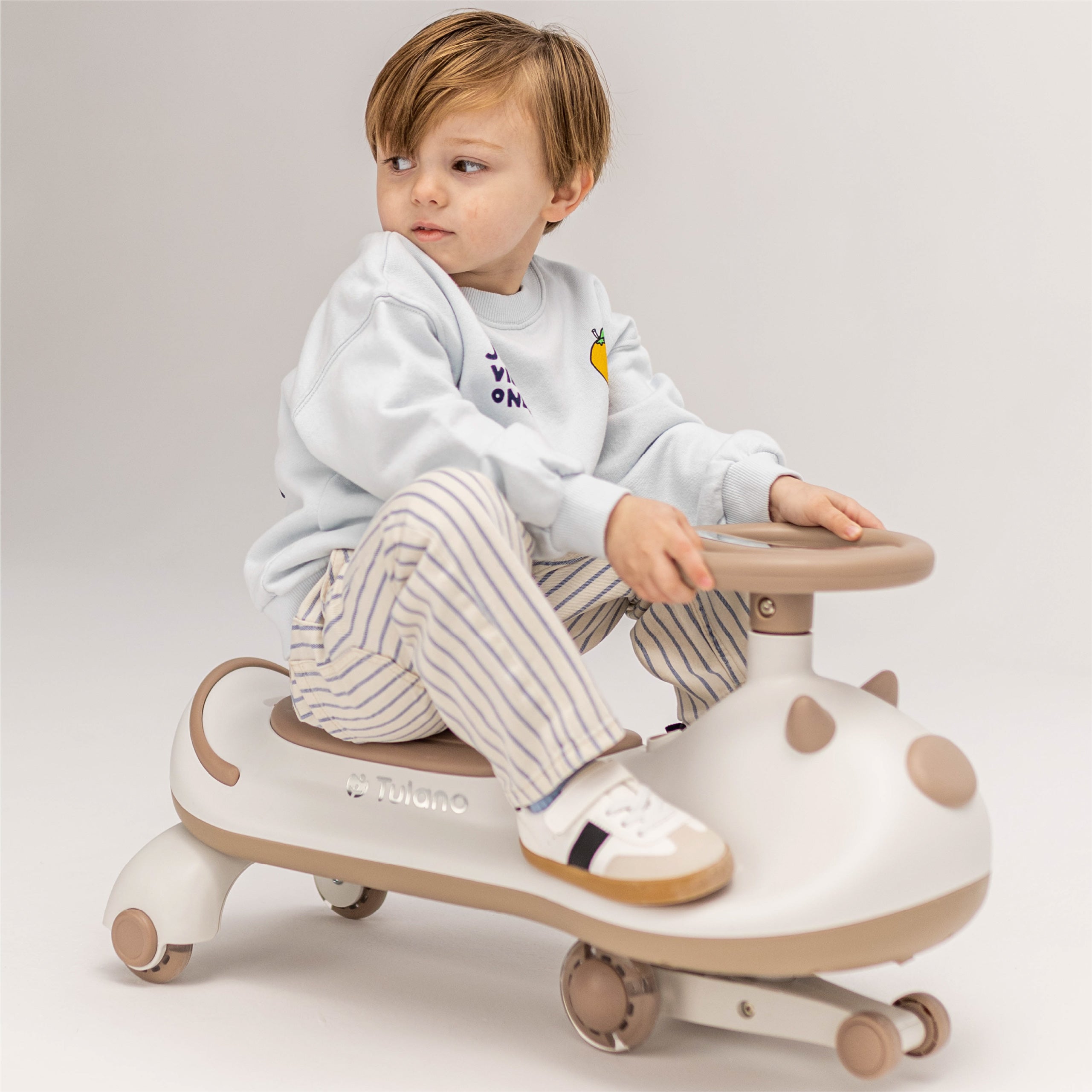Tulano Focus 45 Grijs LED zwaartekracht ride-on voor kinderen