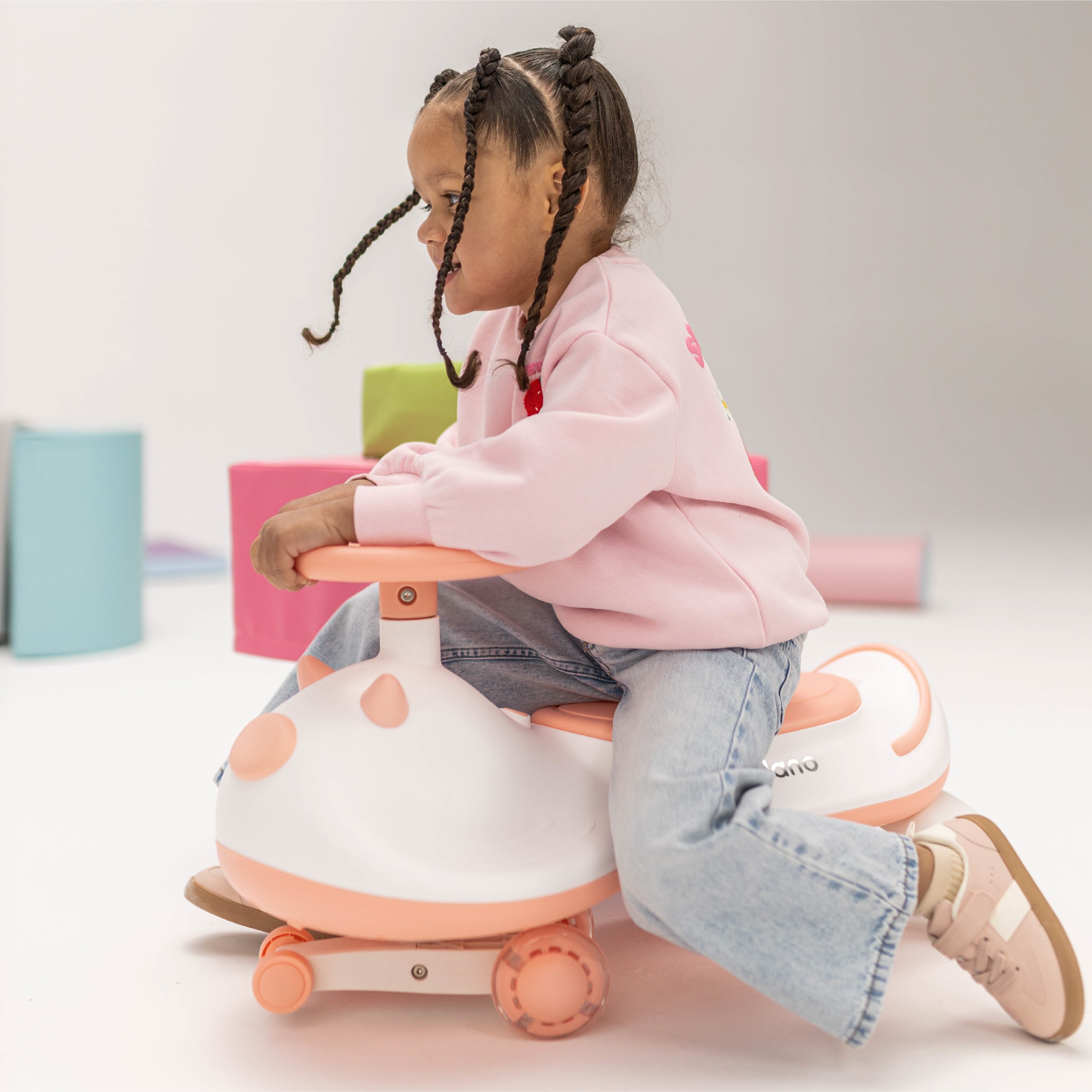 Tulano Focus 45 Roze LED zwaartekrachtbaan voor kinderen