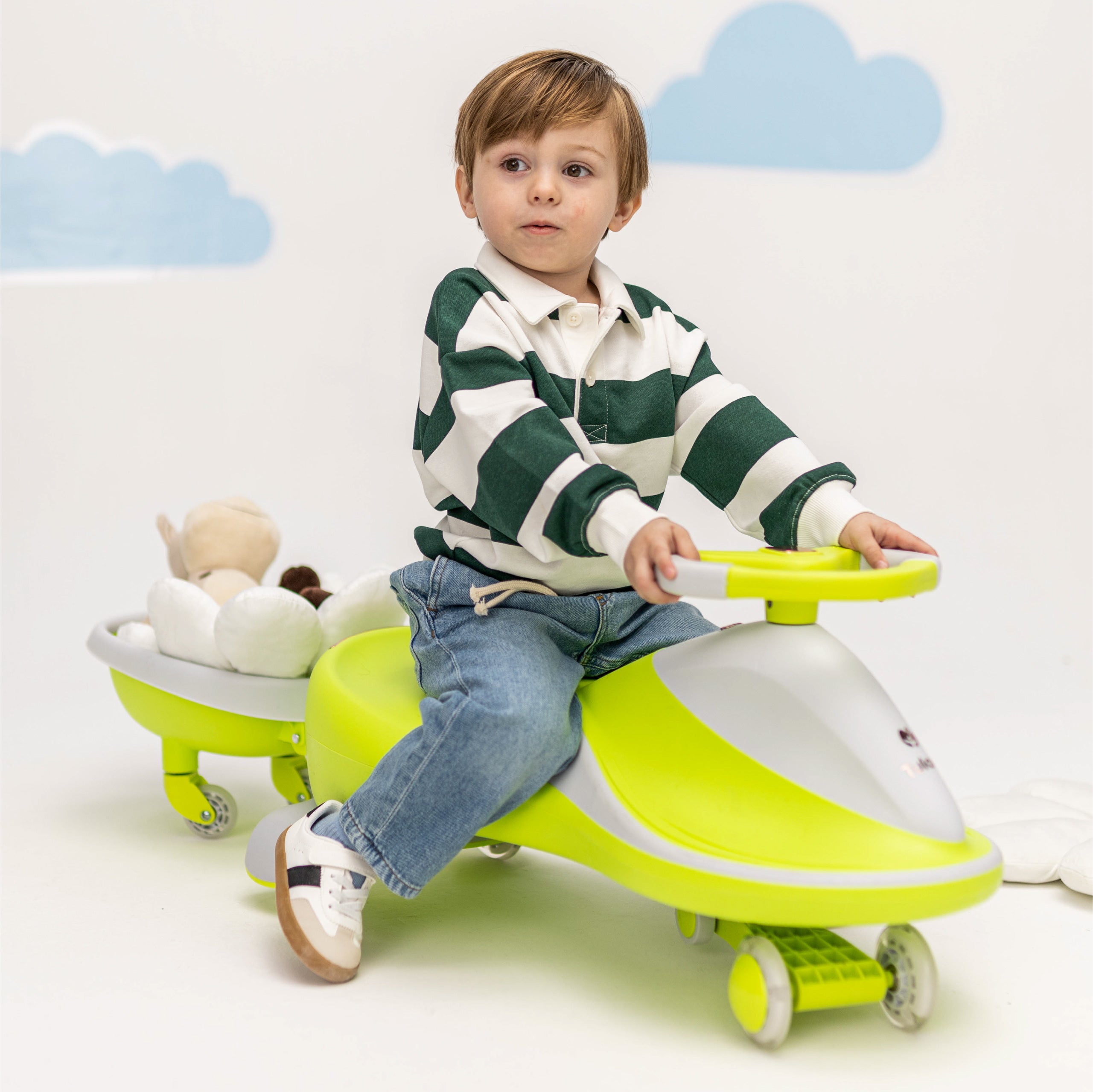 Tulano Focus 55 Groene LED zwaartekrachtbaan voor kinderen
