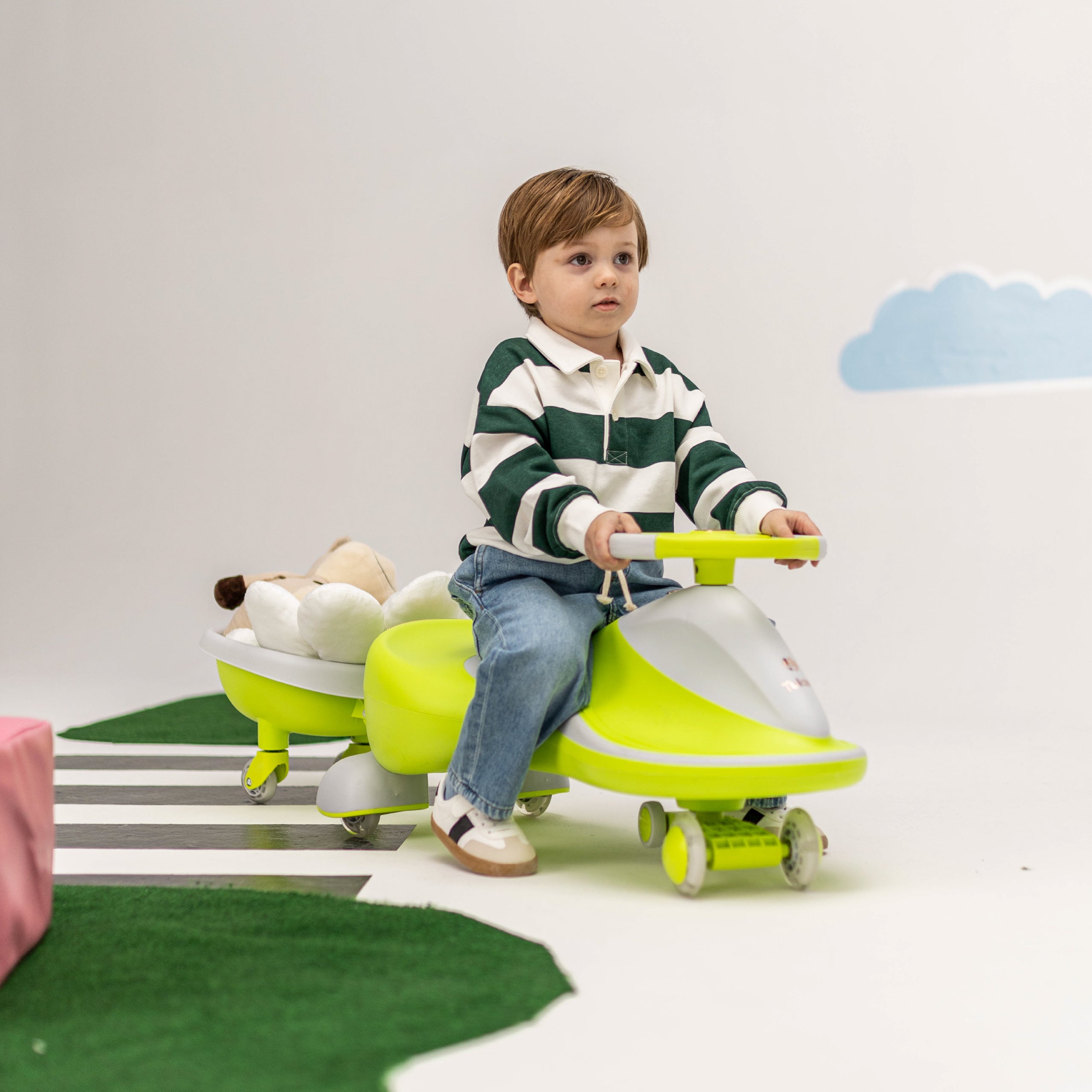 Tulano Focus 55 Groene LED zwaartekrachtbaan voor kinderen