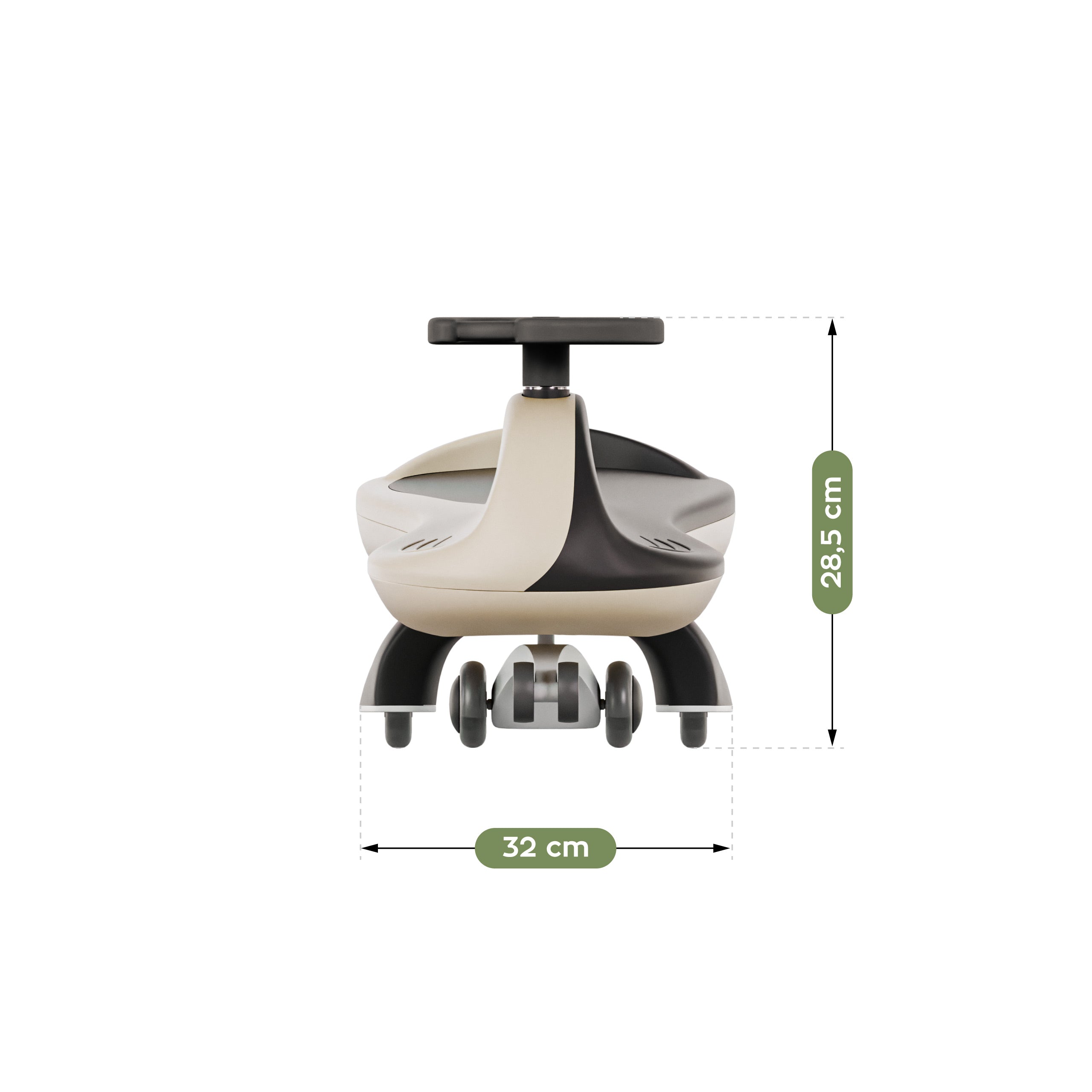 Tulano Focus 35 Beige LED zwaartekrachtbaan voor kinderen