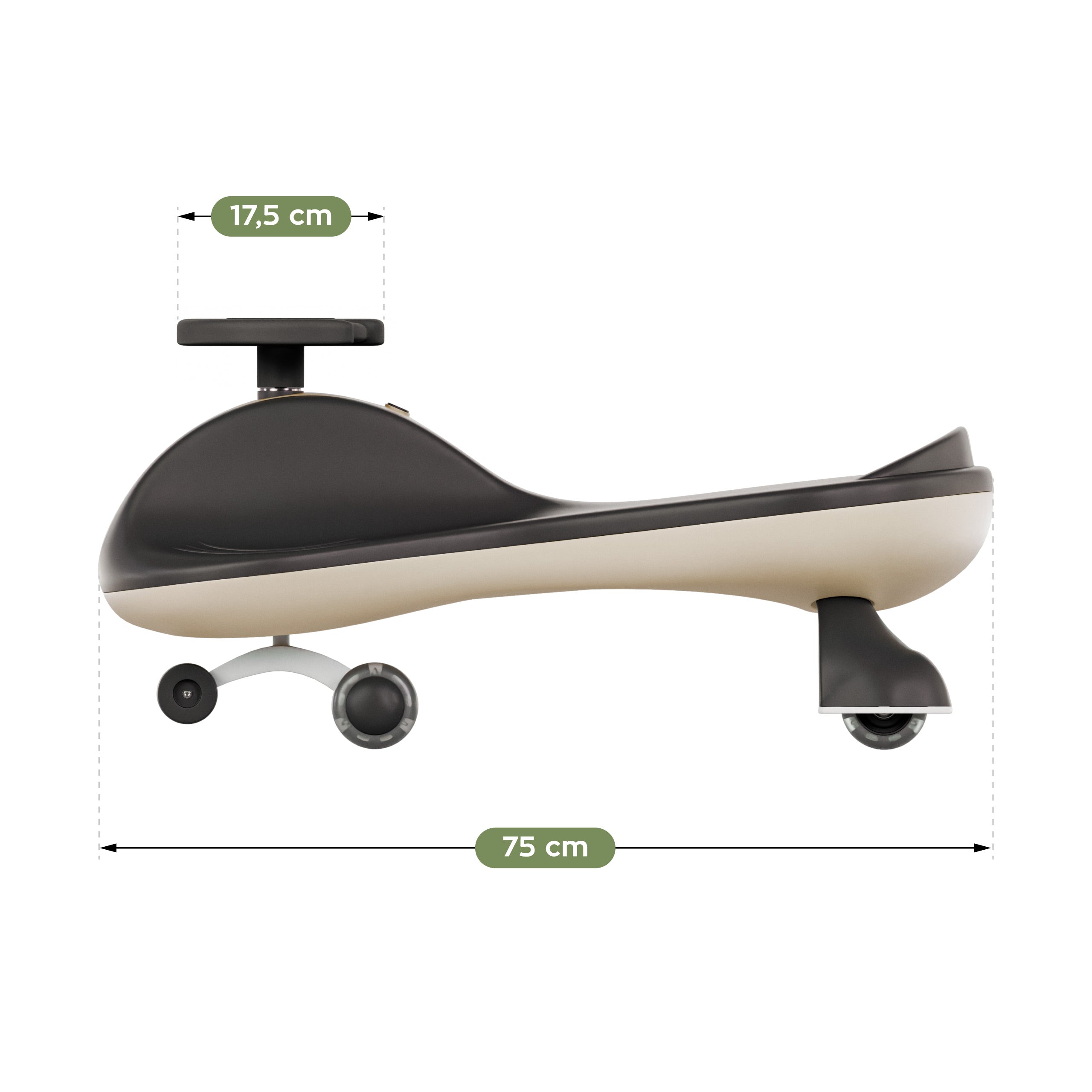Tulano Focus 35 Beige LED zwaartekrachtbaan voor kinderen