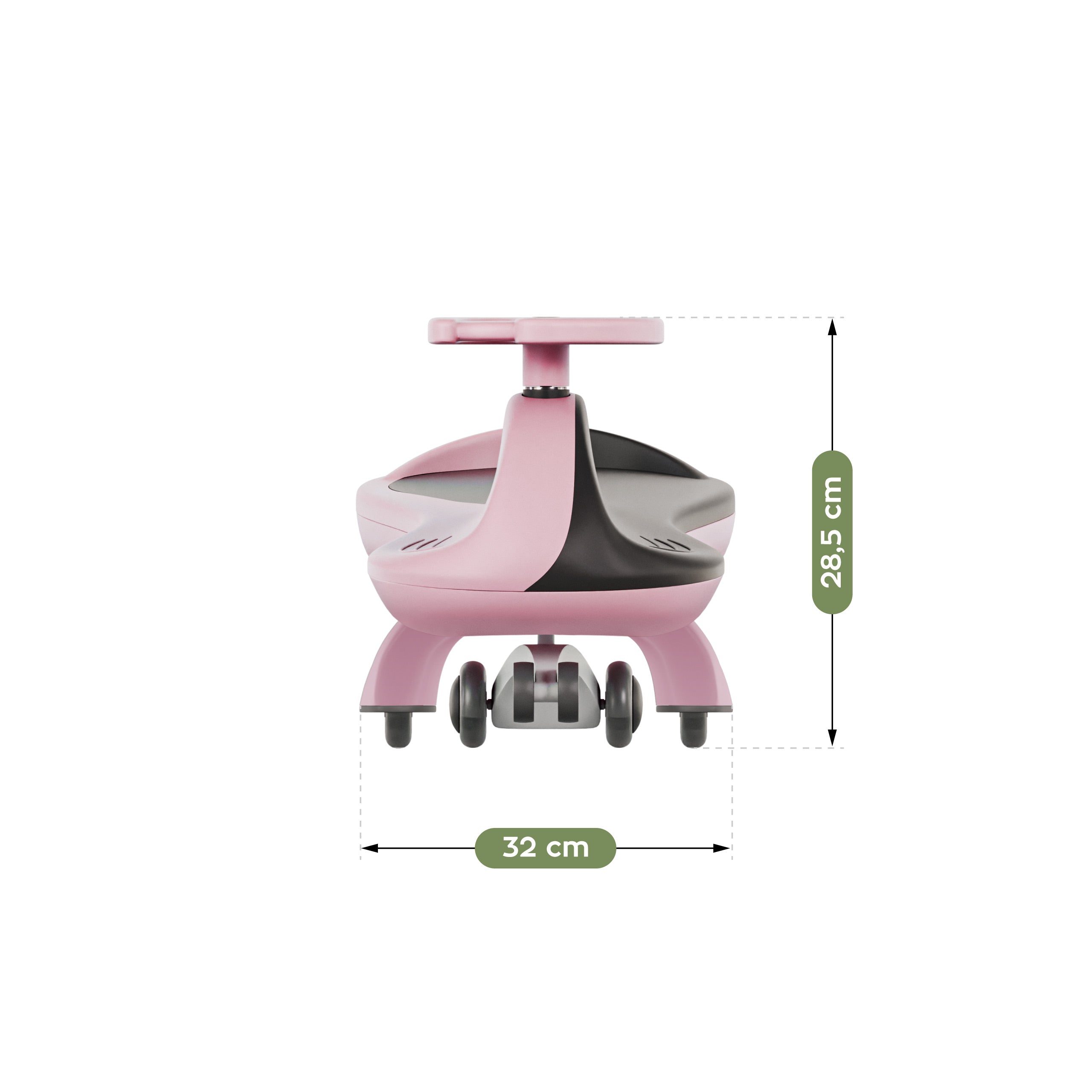 Tulano Focus 35 Roze LED zwaartekrachtbaan voor kinderen
