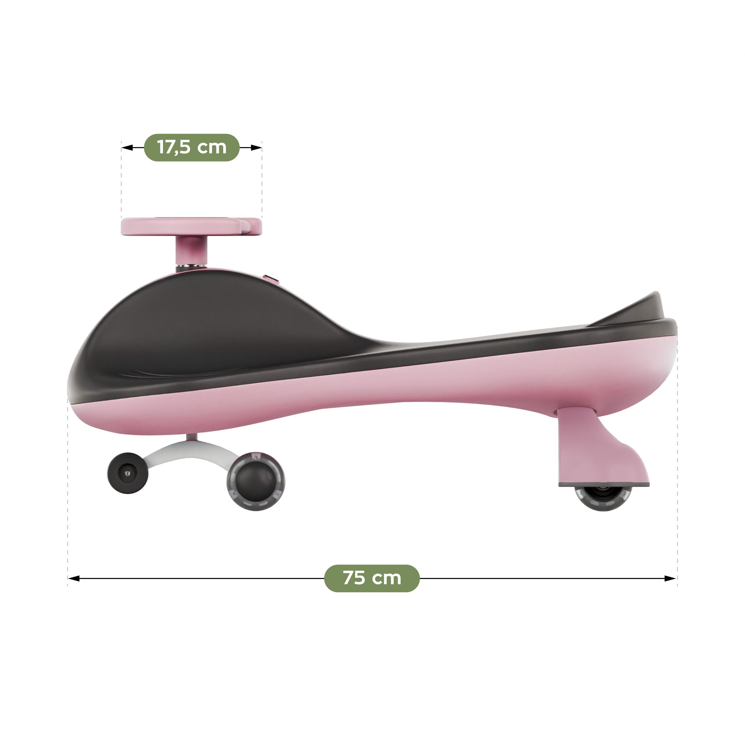 Tulano Focus 35 Roze LED zwaartekrachtbaan voor kinderen
