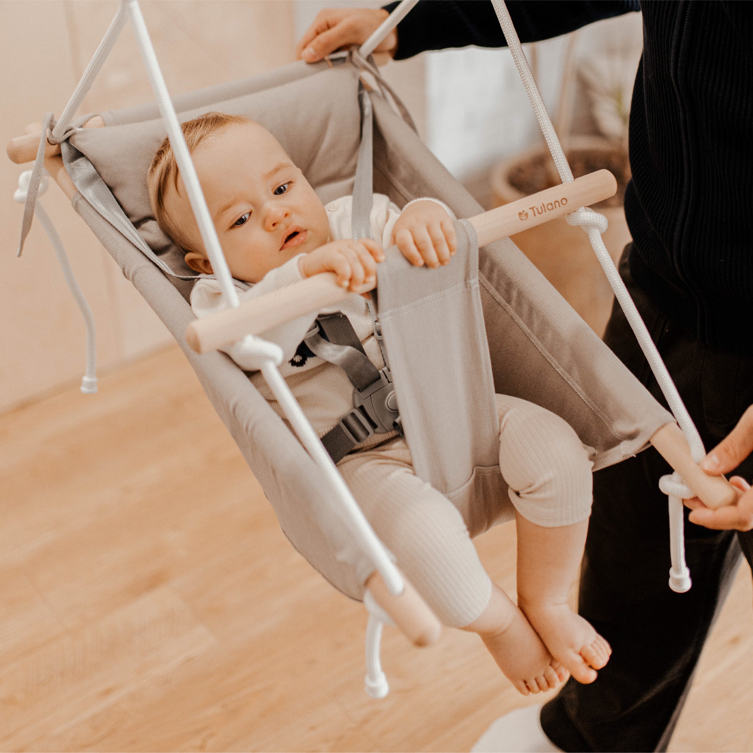 Babywip TULANO Hop 40 Grijs-Wit
