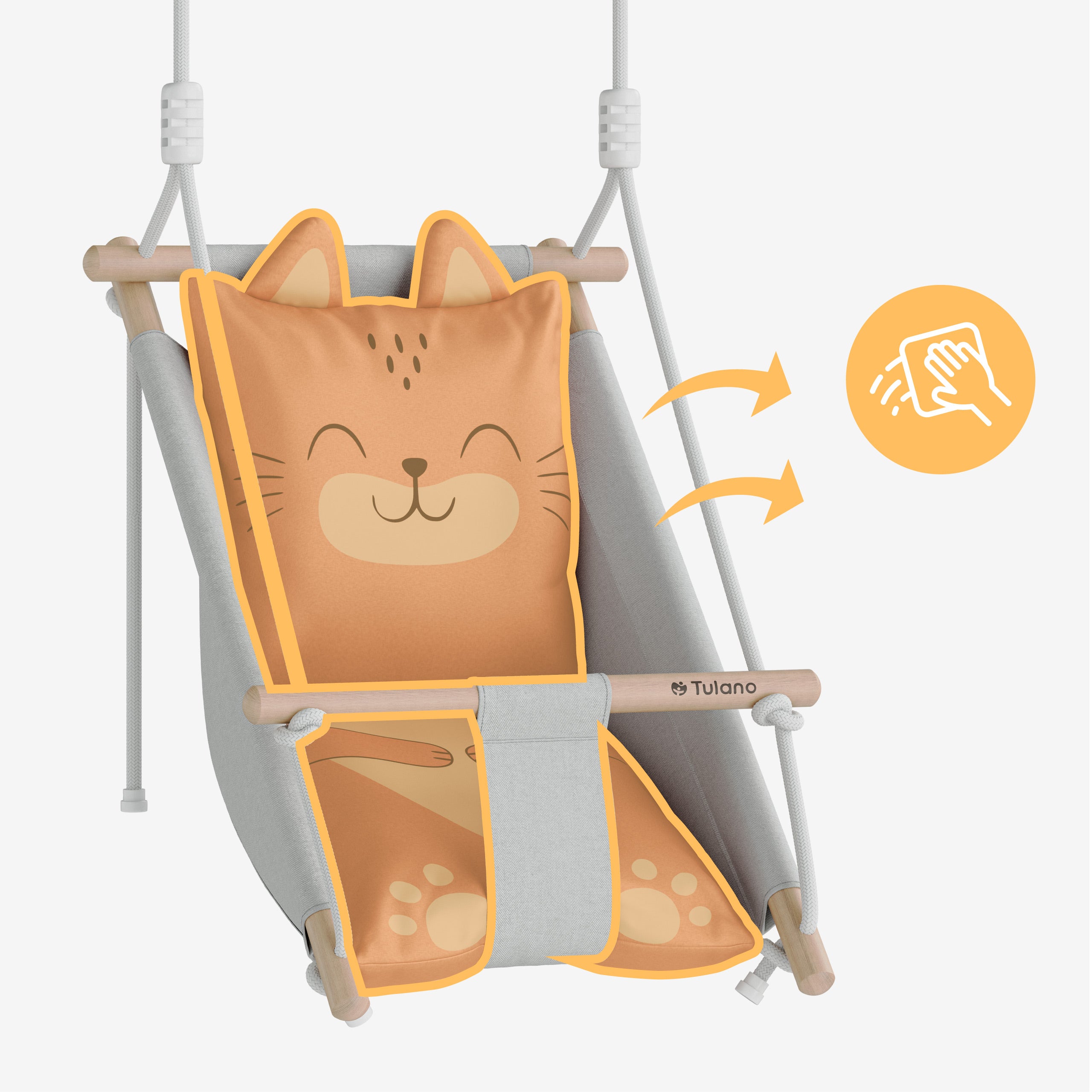 Kinderschommel Tulano Hop 45 Cat