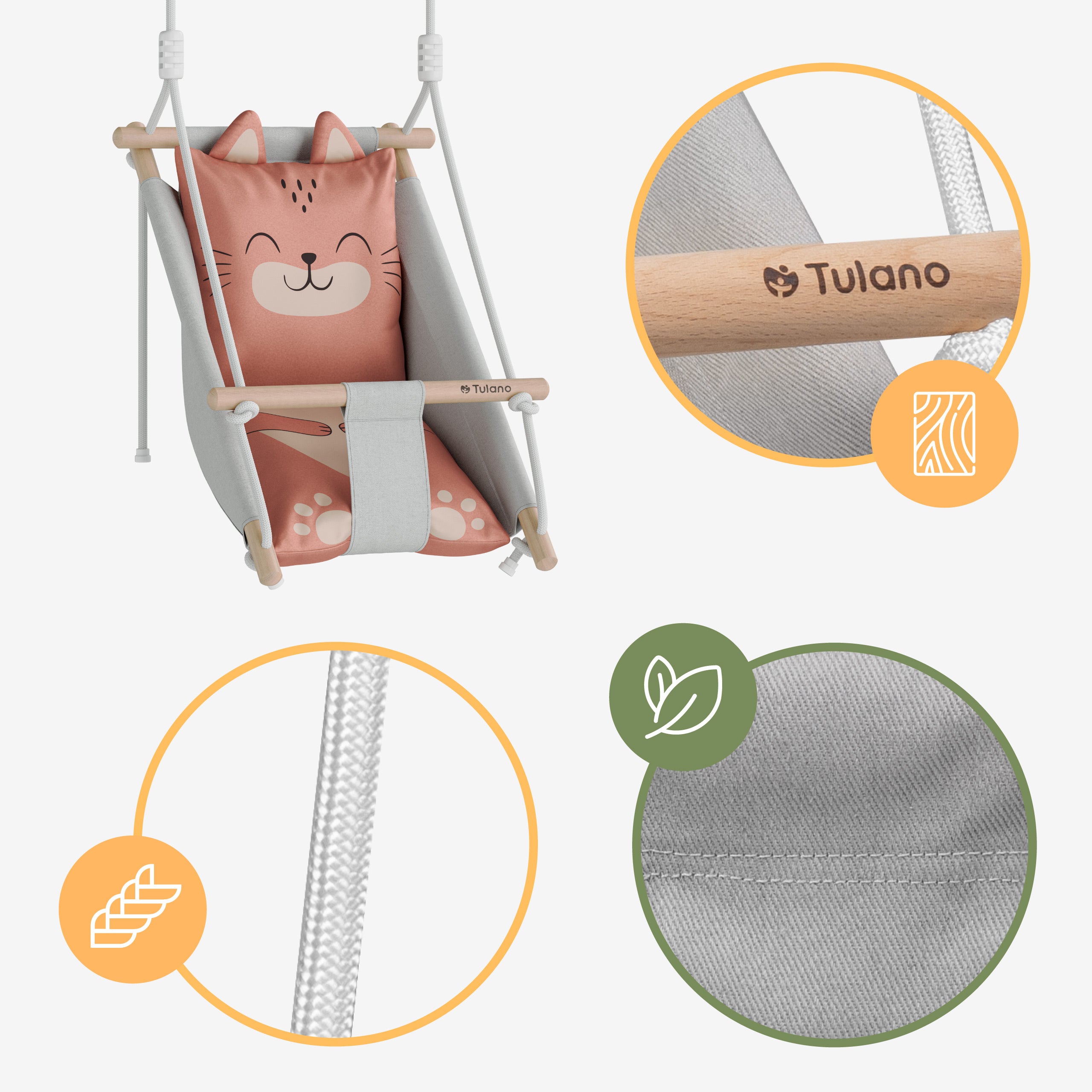 Kinderschommel Tulano Hop 45 Cat